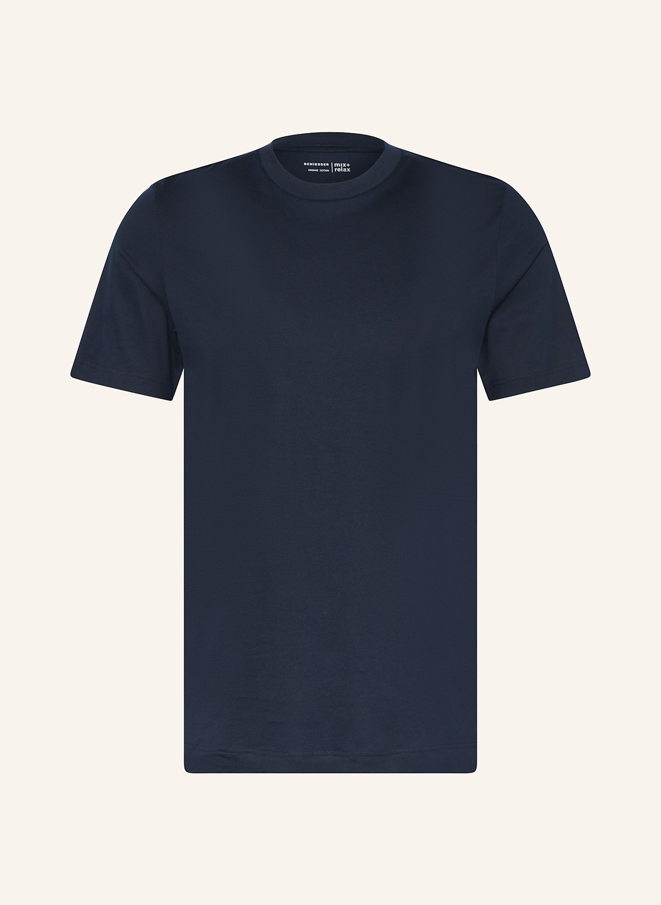 SCHIESSER Schlafshirt MIX+RELAX: DUNKELBLAU