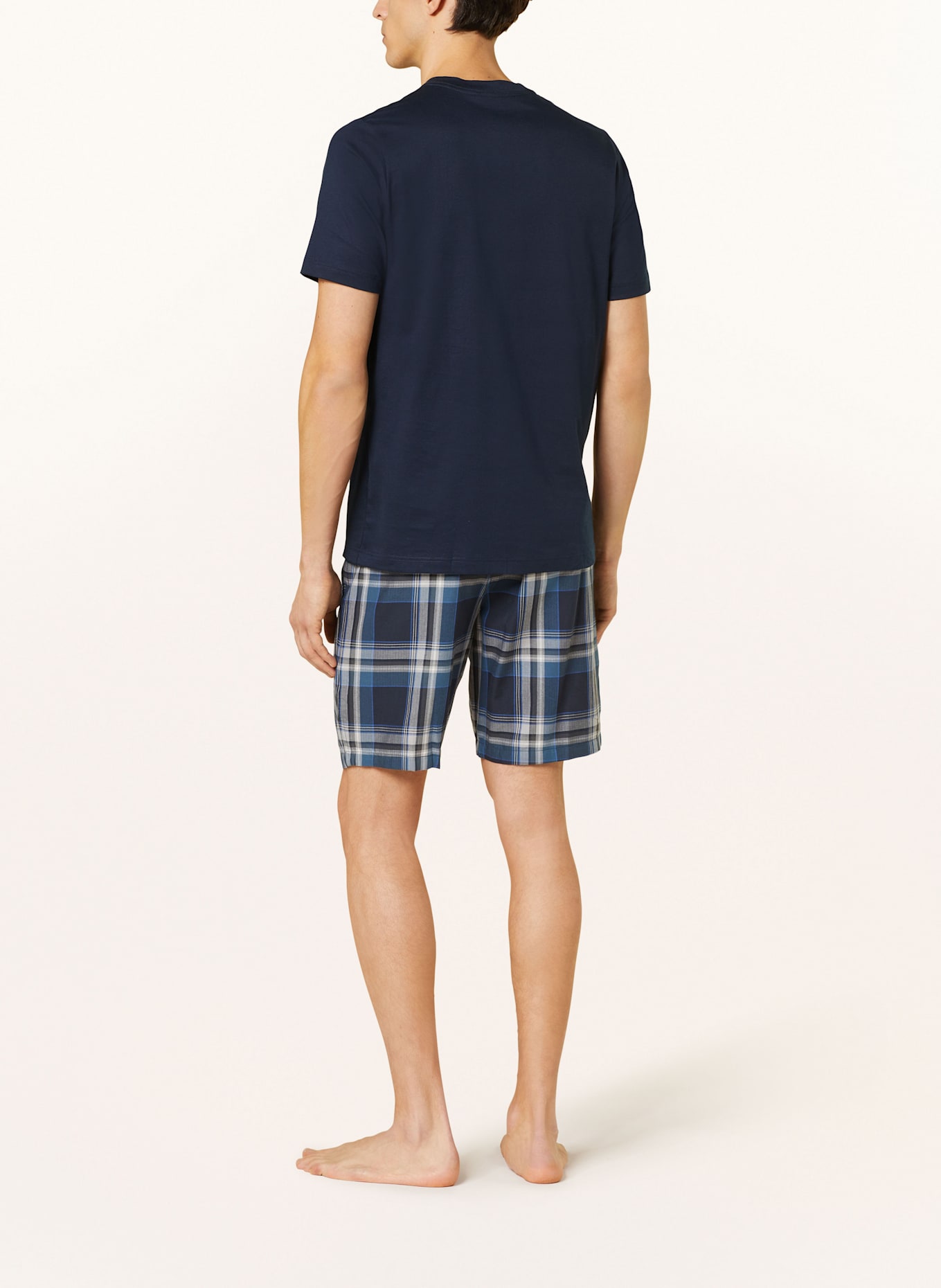 SCHIESSER Schlafshirt MIX+RELAX: DUNKELBLAU
