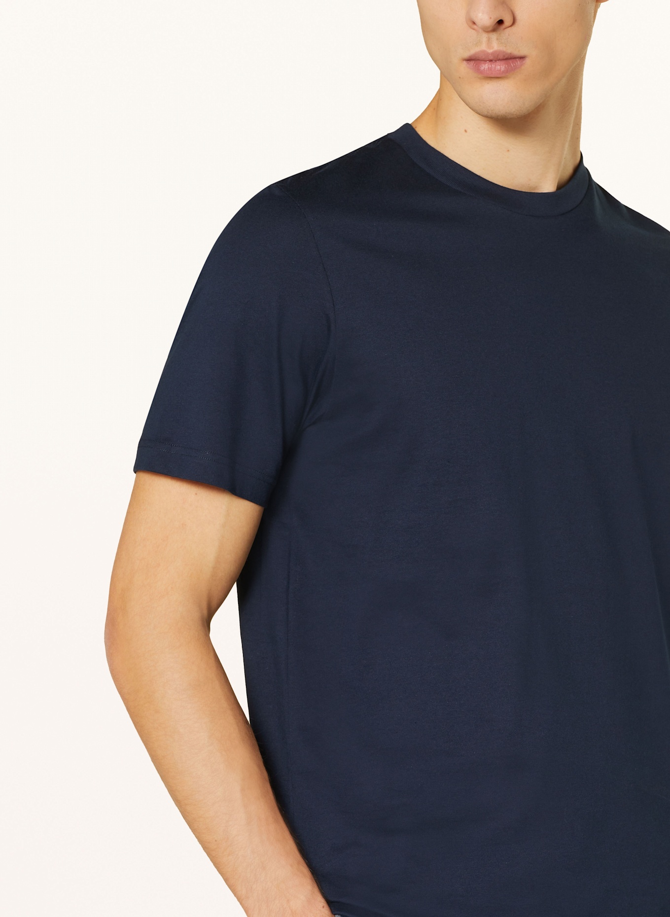 SCHIESSER Schlafshirt MIX+RELAX: DUNKELBLAU