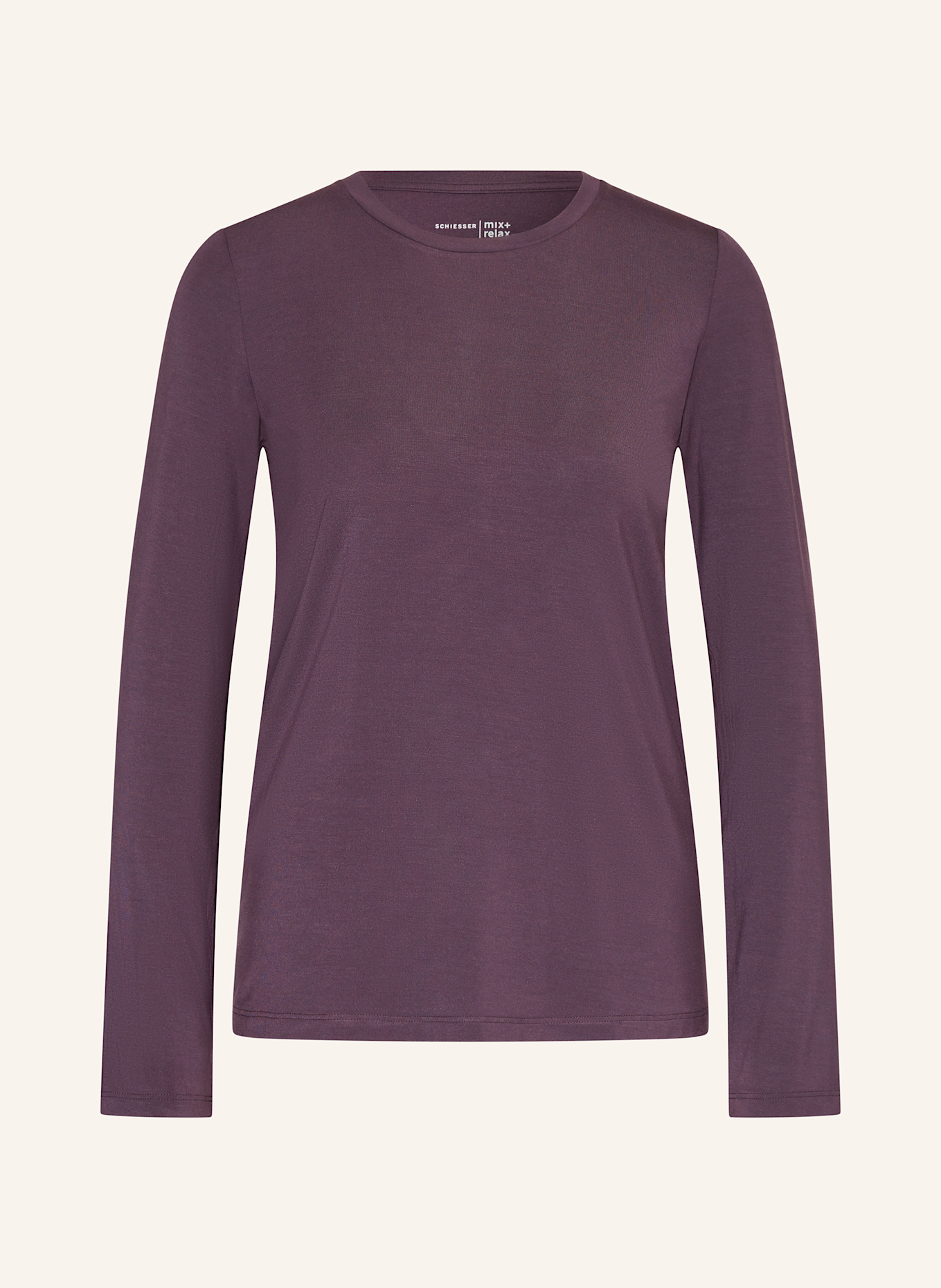 SCHIESSER Pyžamové tričko MIX+RELAX: FUCHSIOVÁ