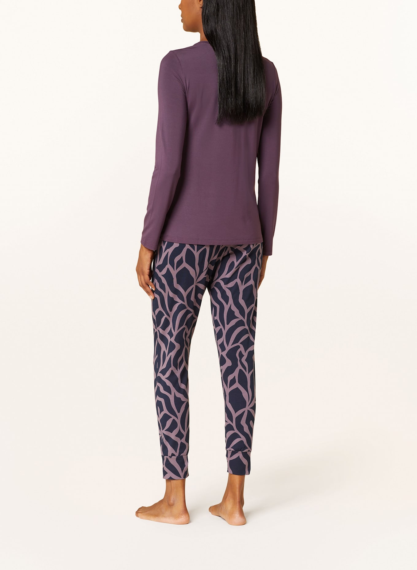 SCHIESSER Pyžamové tričko MIX+RELAX: FUCHSIOVÁ