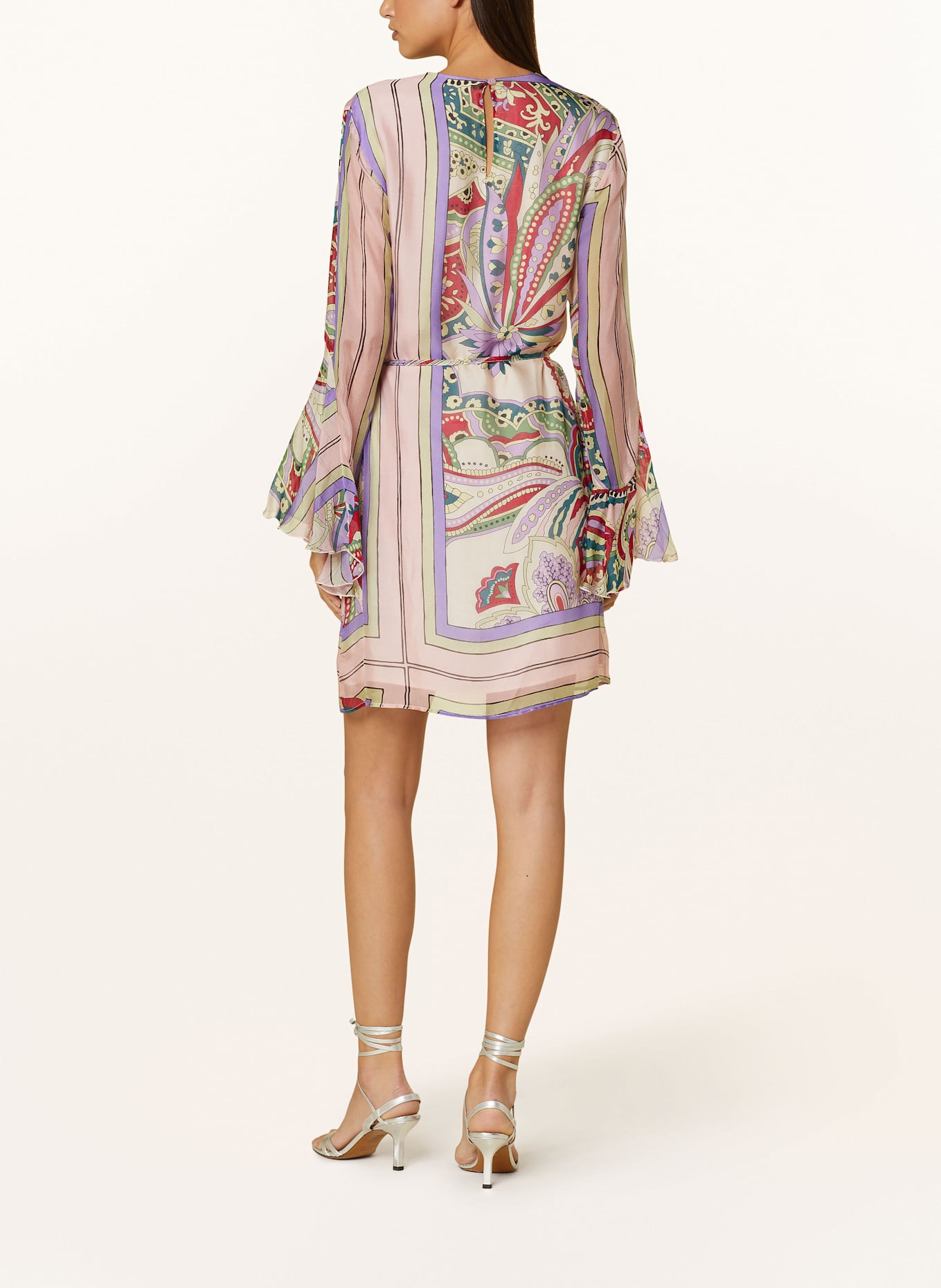 LIU JO Kleid mit Seide: ROSA / ROT / LILA