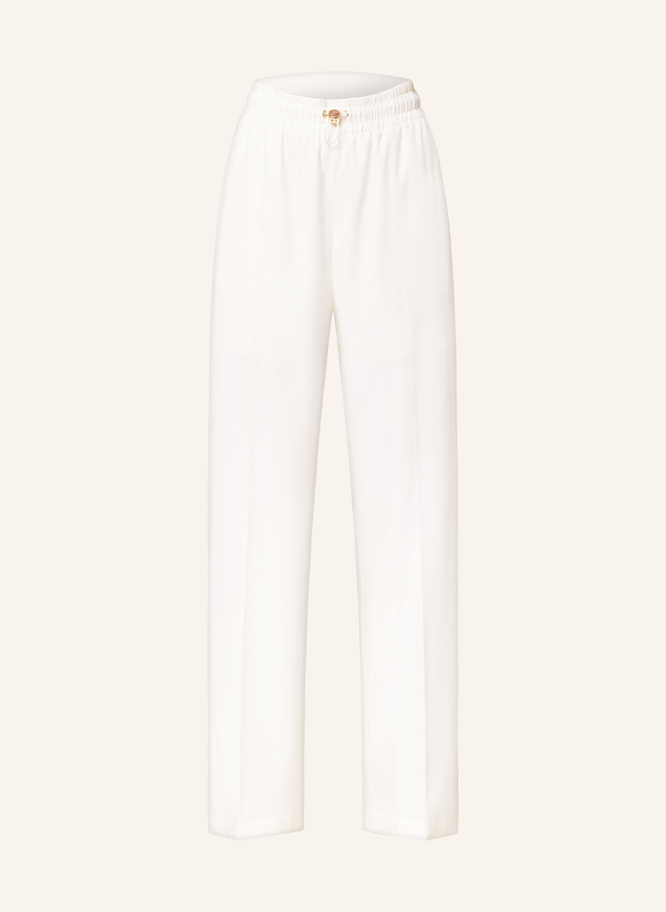 LIU JO Marlenehose mit Galonstreifen: CREME