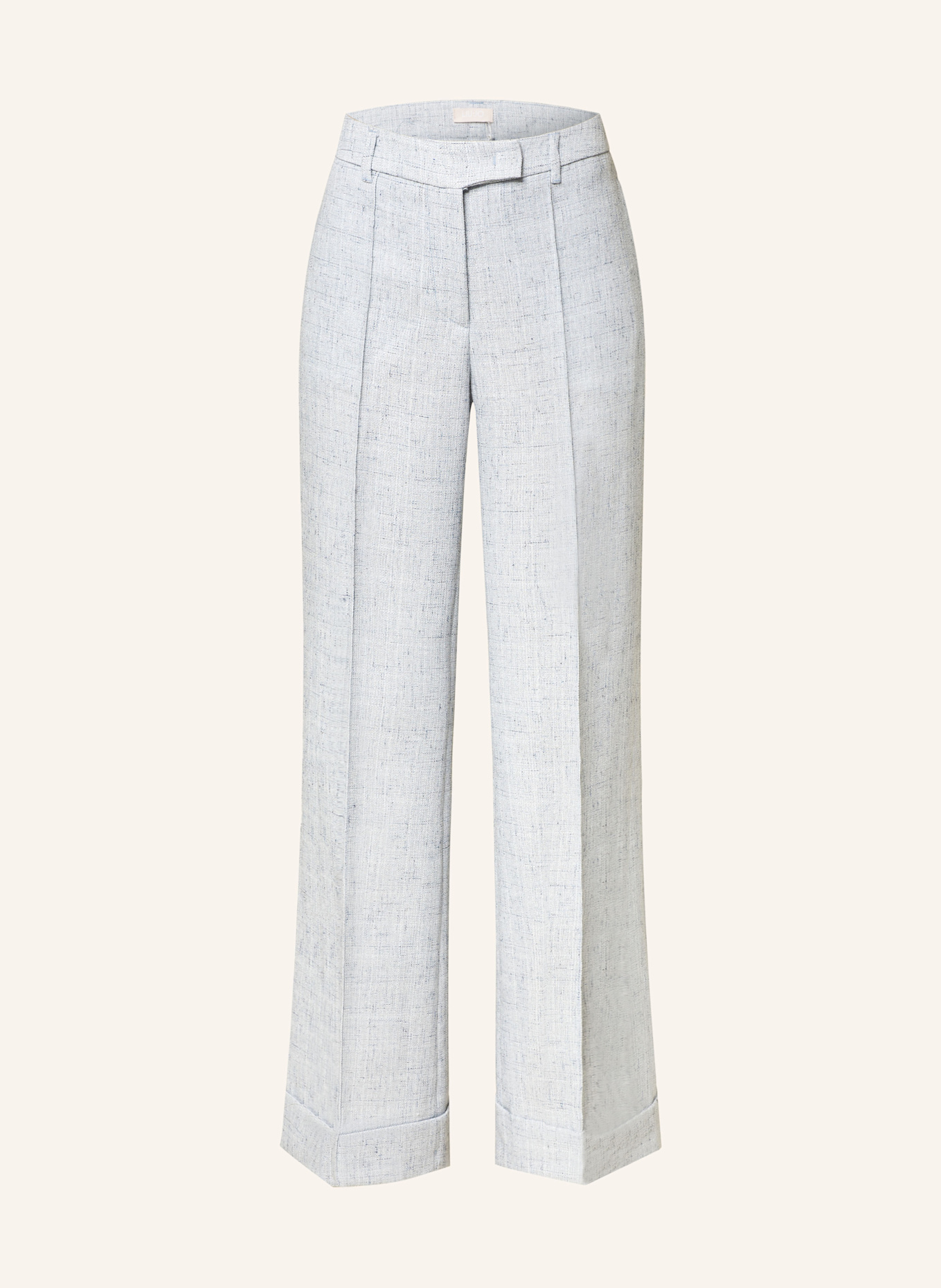 LIU JO Tweed-Hose: HELLBLAU