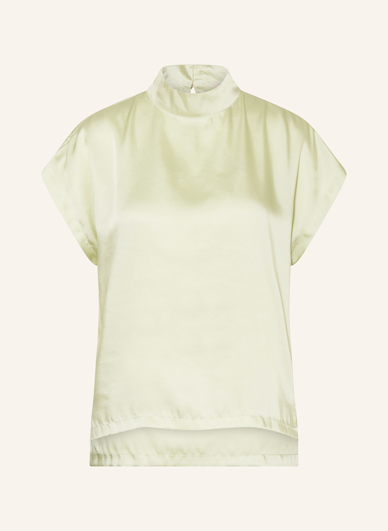 LIU JO Blusentop aus Satin: HELLGRÜN