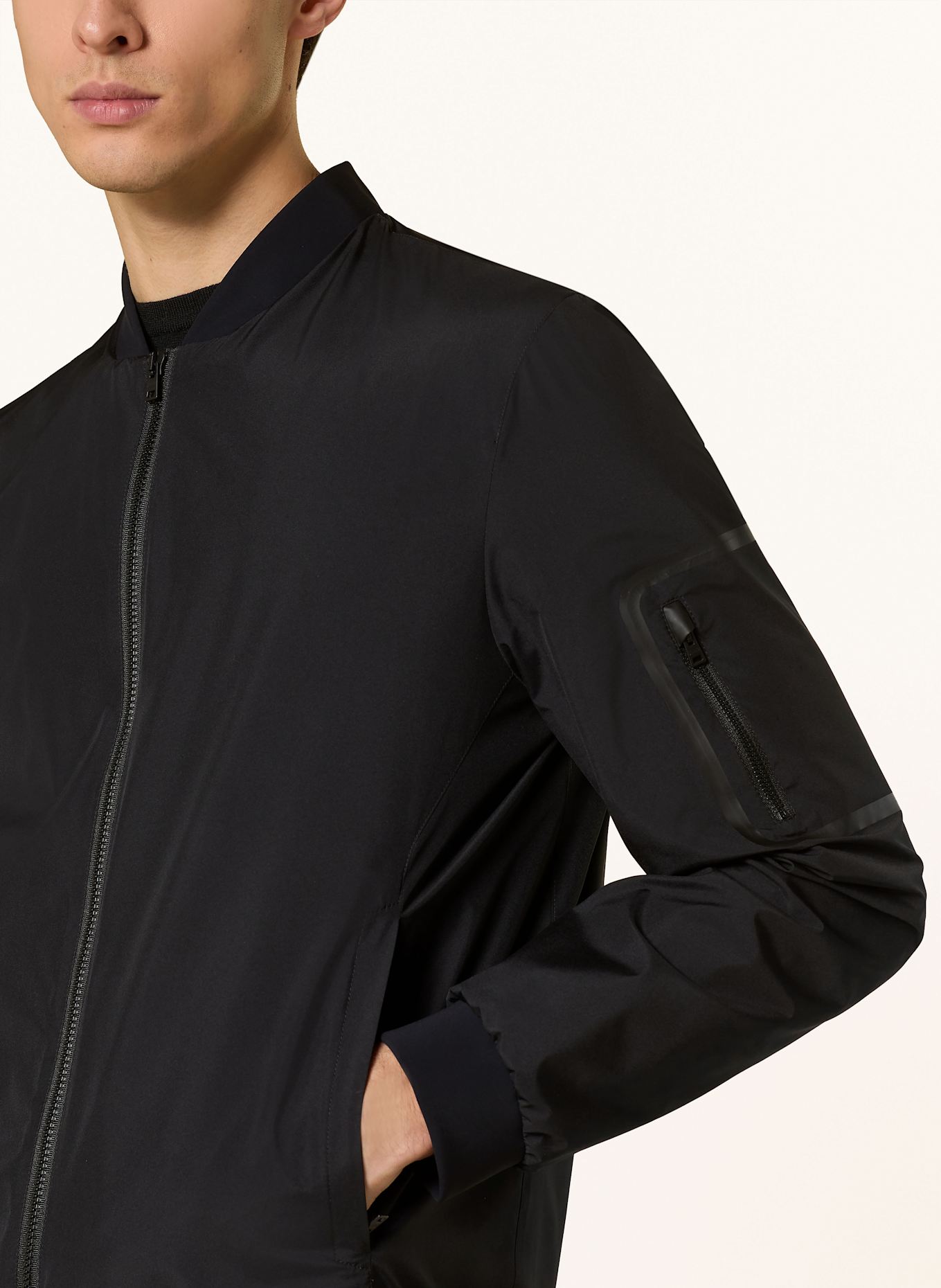 HERNO Bomber jacket, Color: BLACK (Image 4)