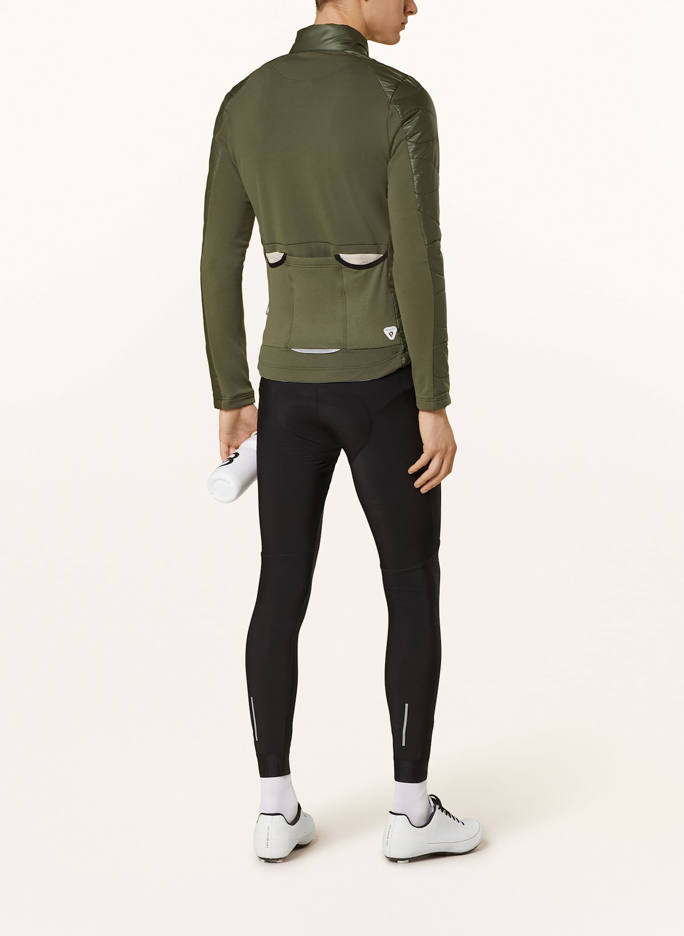 CAFÉ DU CYCLISTE Termiczna kurtka kolarska ALBERTINE: KHAKI