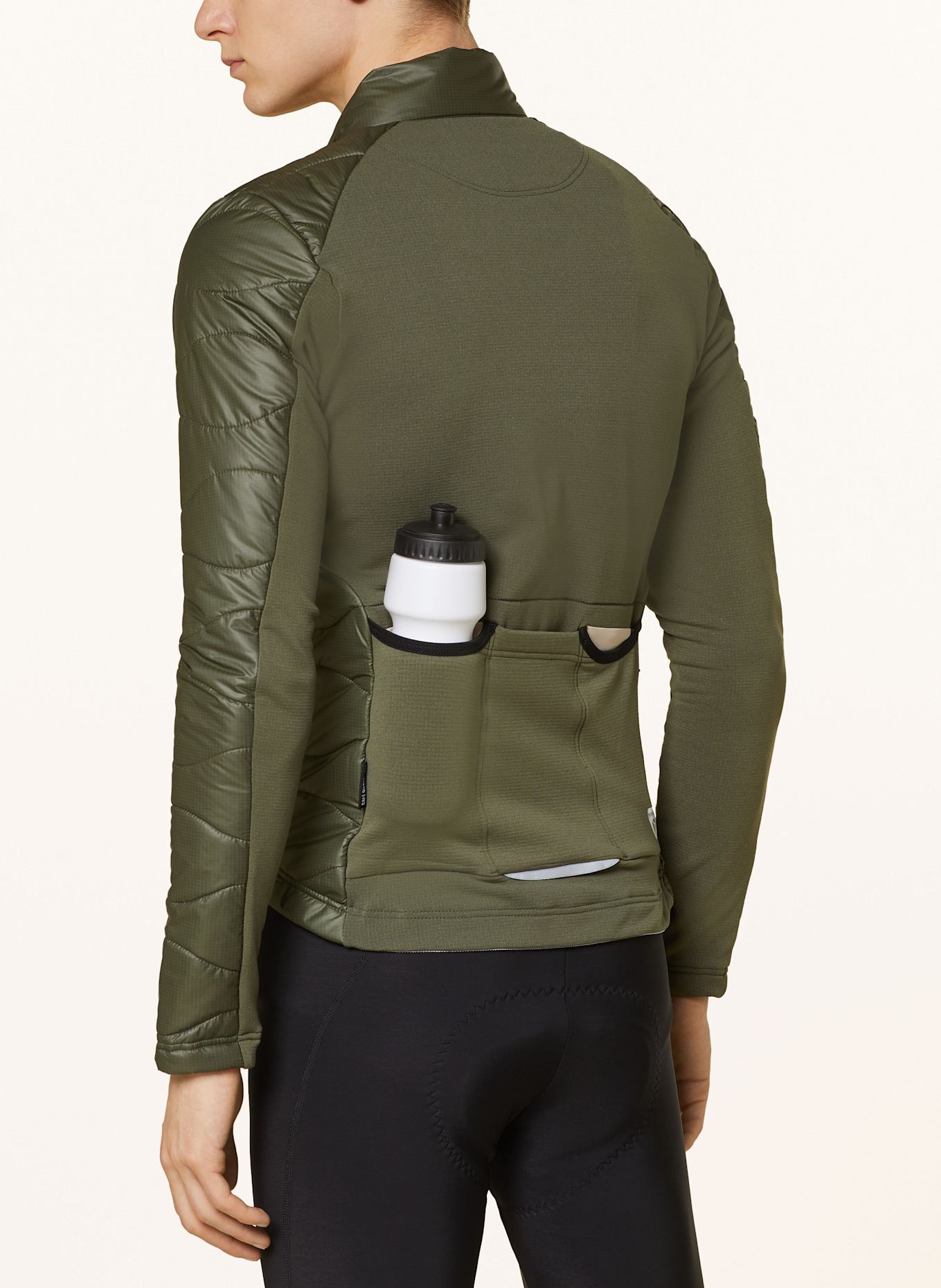 CAFÉ DU CYCLISTE Termiczna kurtka kolarska ALBERTINE: KHAKI