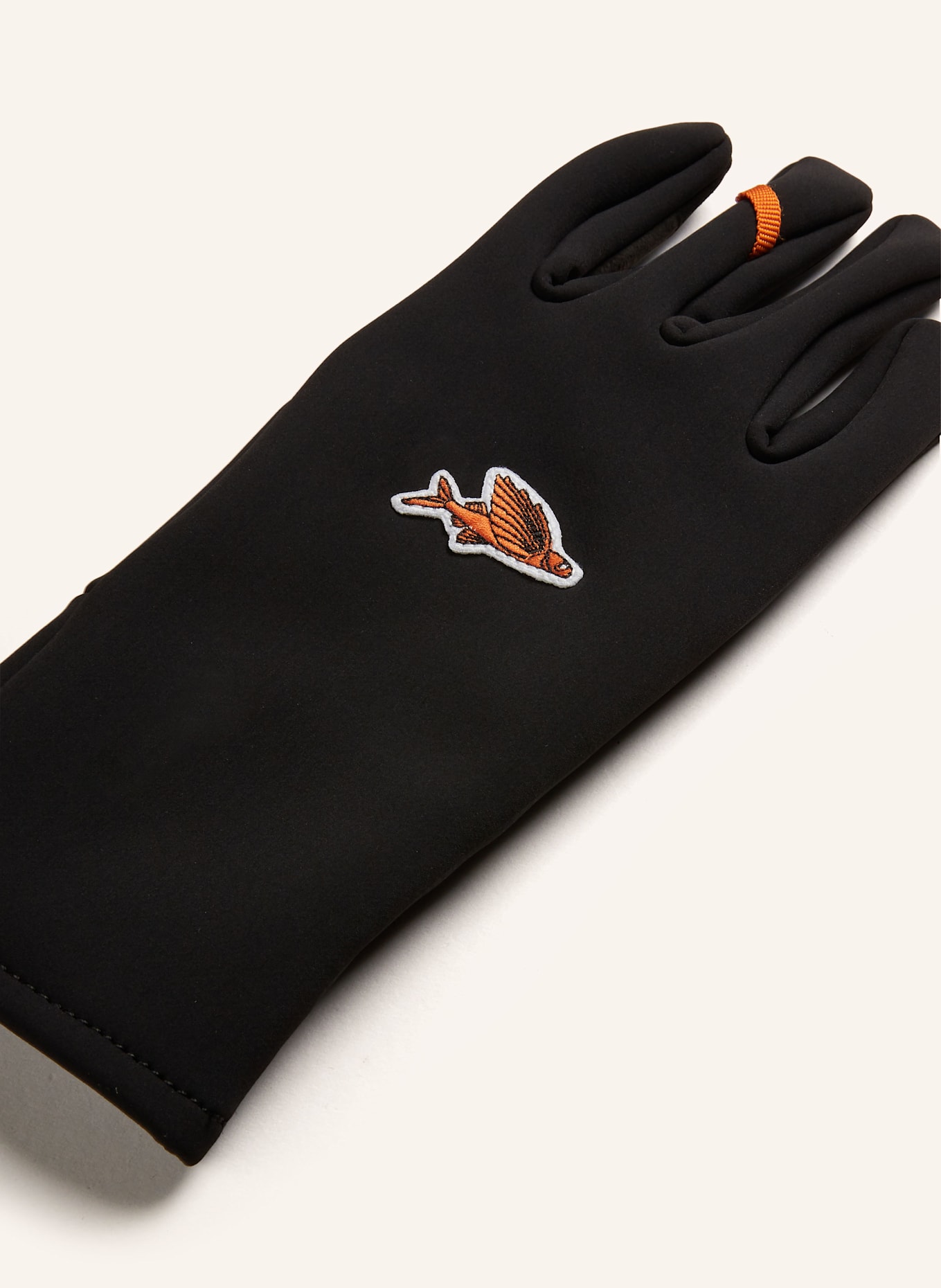 CAFÉ DU CYCLISTE Cykelhandsker med touchscreen-funktion: SORT