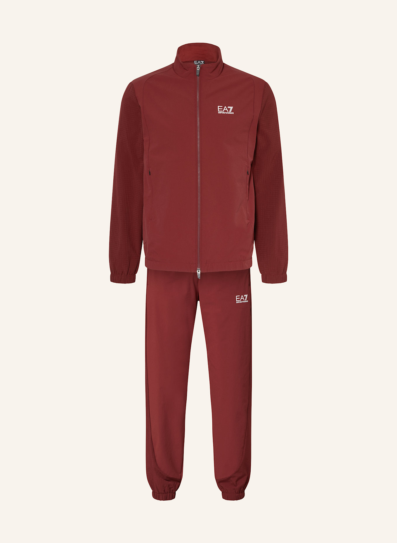 EA7 EMPORIO ARMANI Tracksuit in dark red