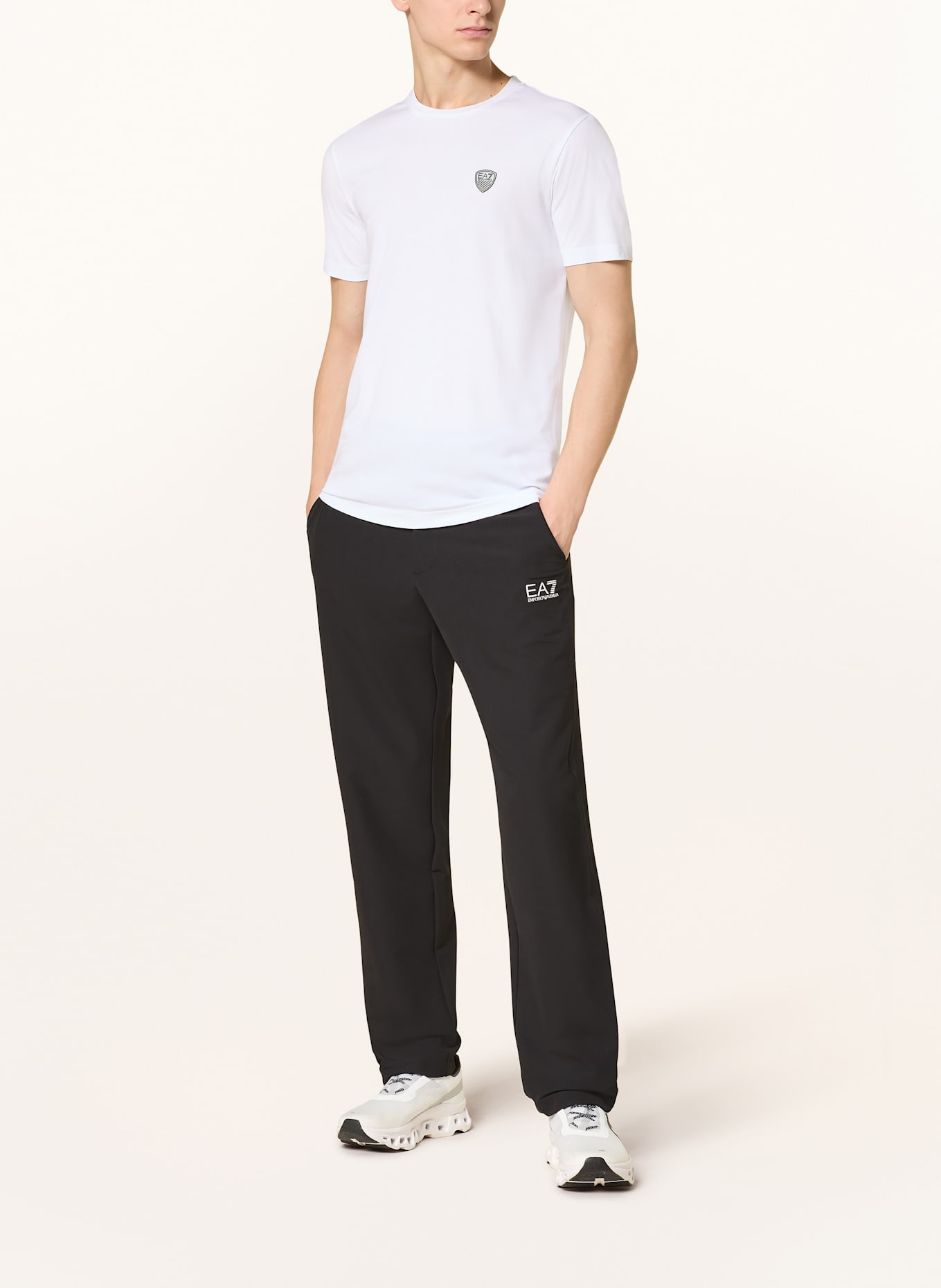 EA7 EMPORIO ARMANI TRAIN PREMIUM functional shirt, Color: WHITE (Image 2)