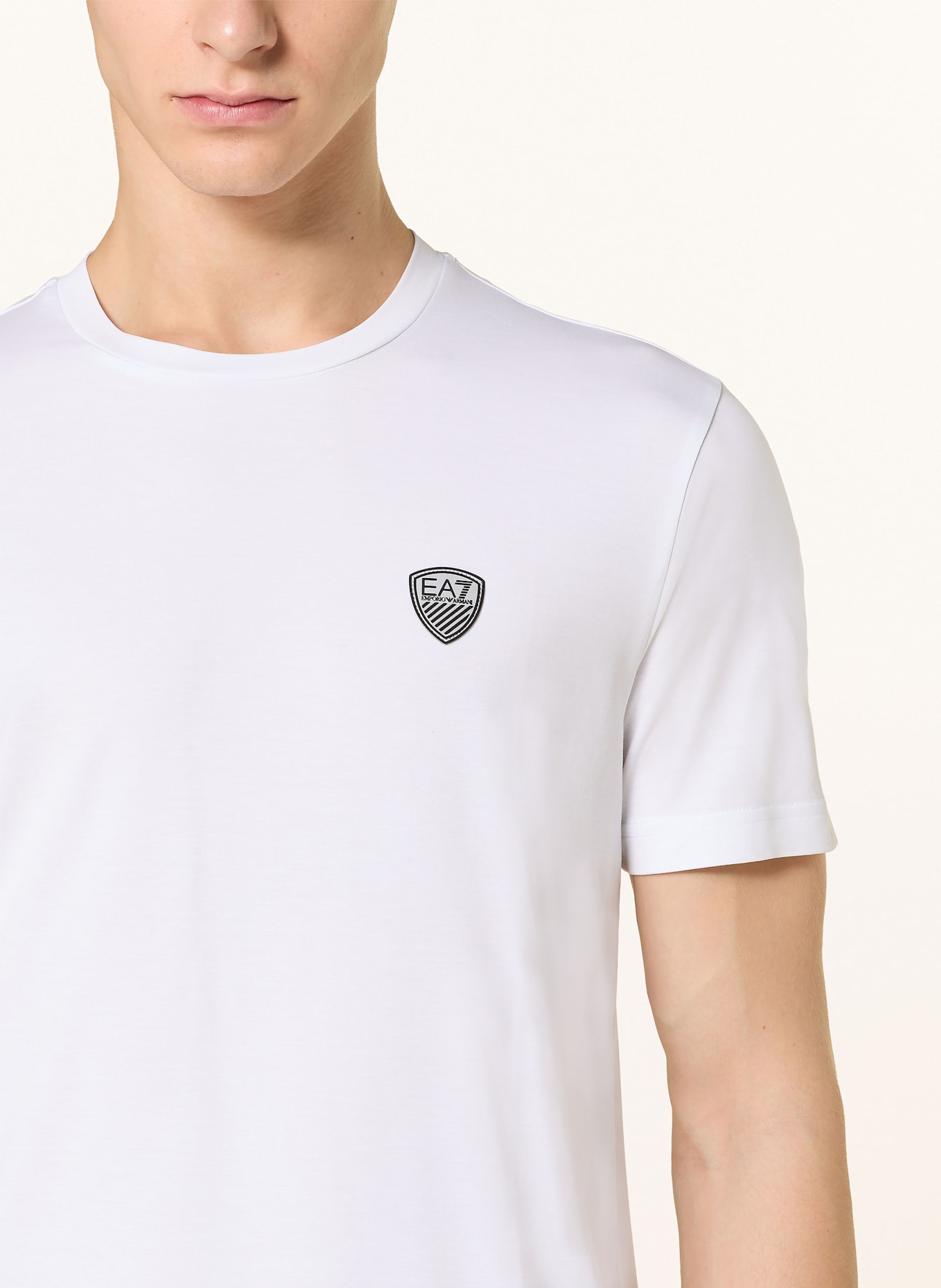 EA7 EMPORIO ARMANI TRAIN PREMIUM functional shirt, Color: WHITE (Image 4)