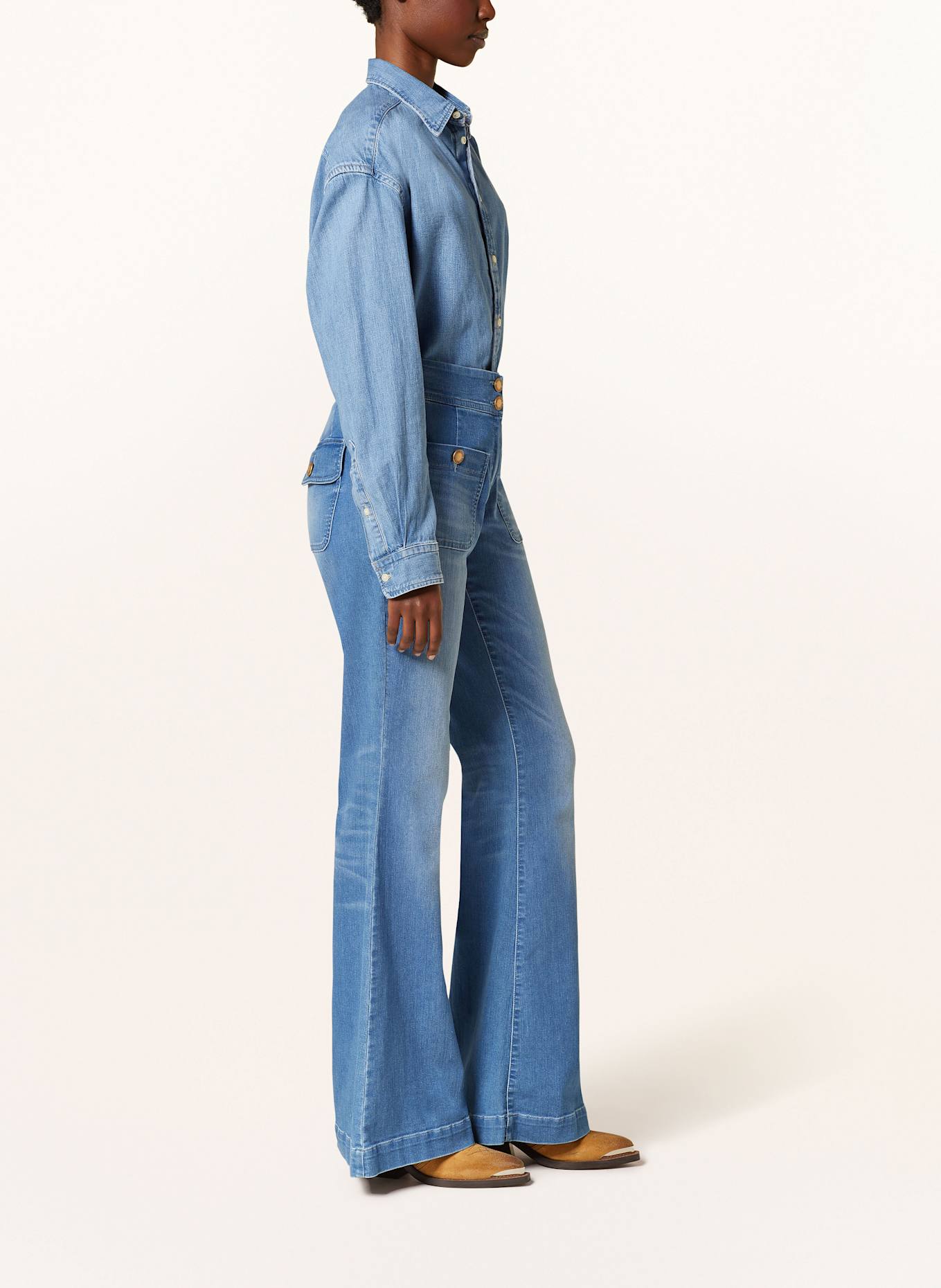 SEDUCTIVE Flared Jeans CAMILE, Farbe: 818 Eisblau (Bild 4)