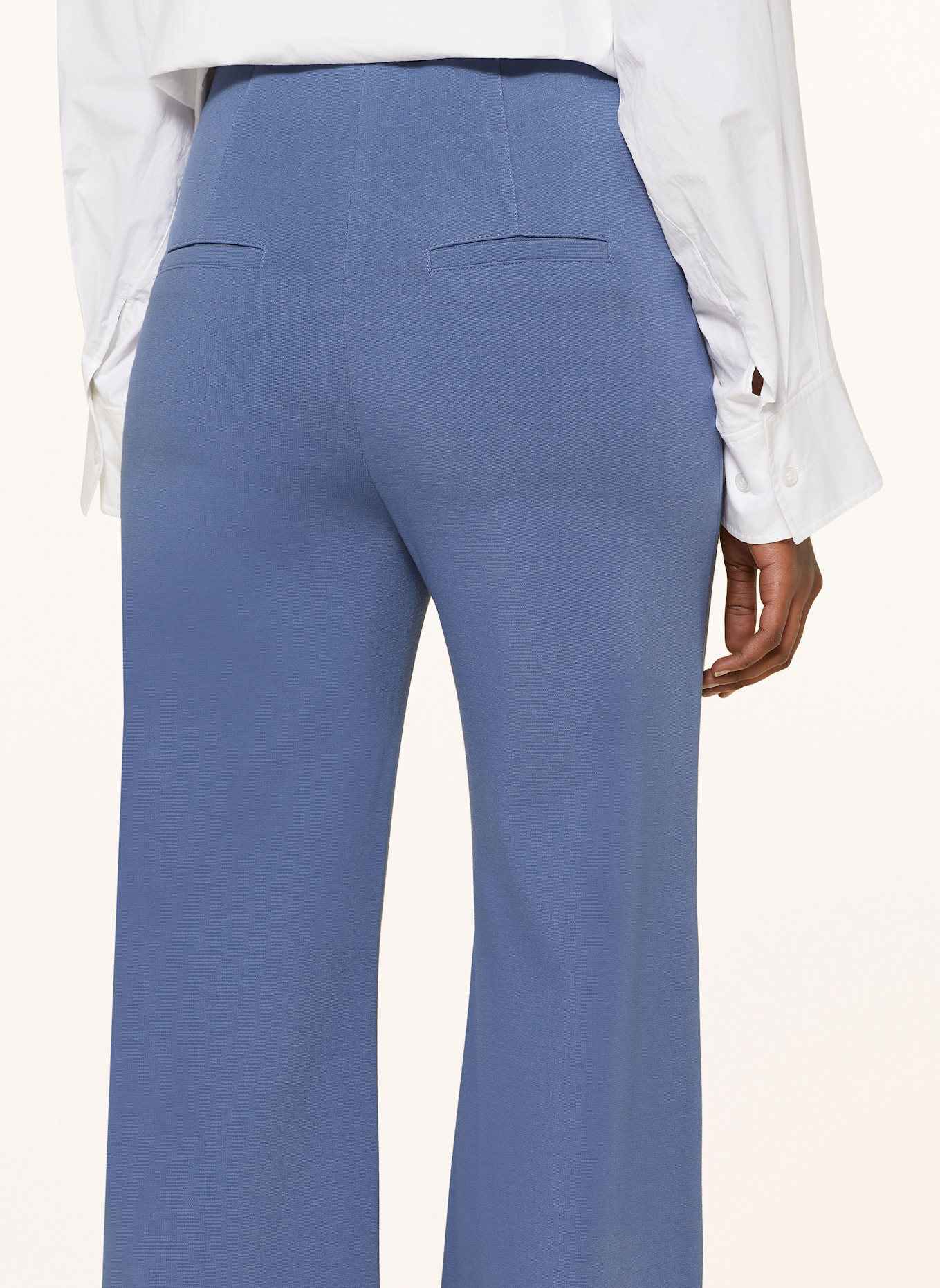 SEDUCTIVE Marlene kalhoty KIMBERLY z jersey: ČERNOŠEDÁ