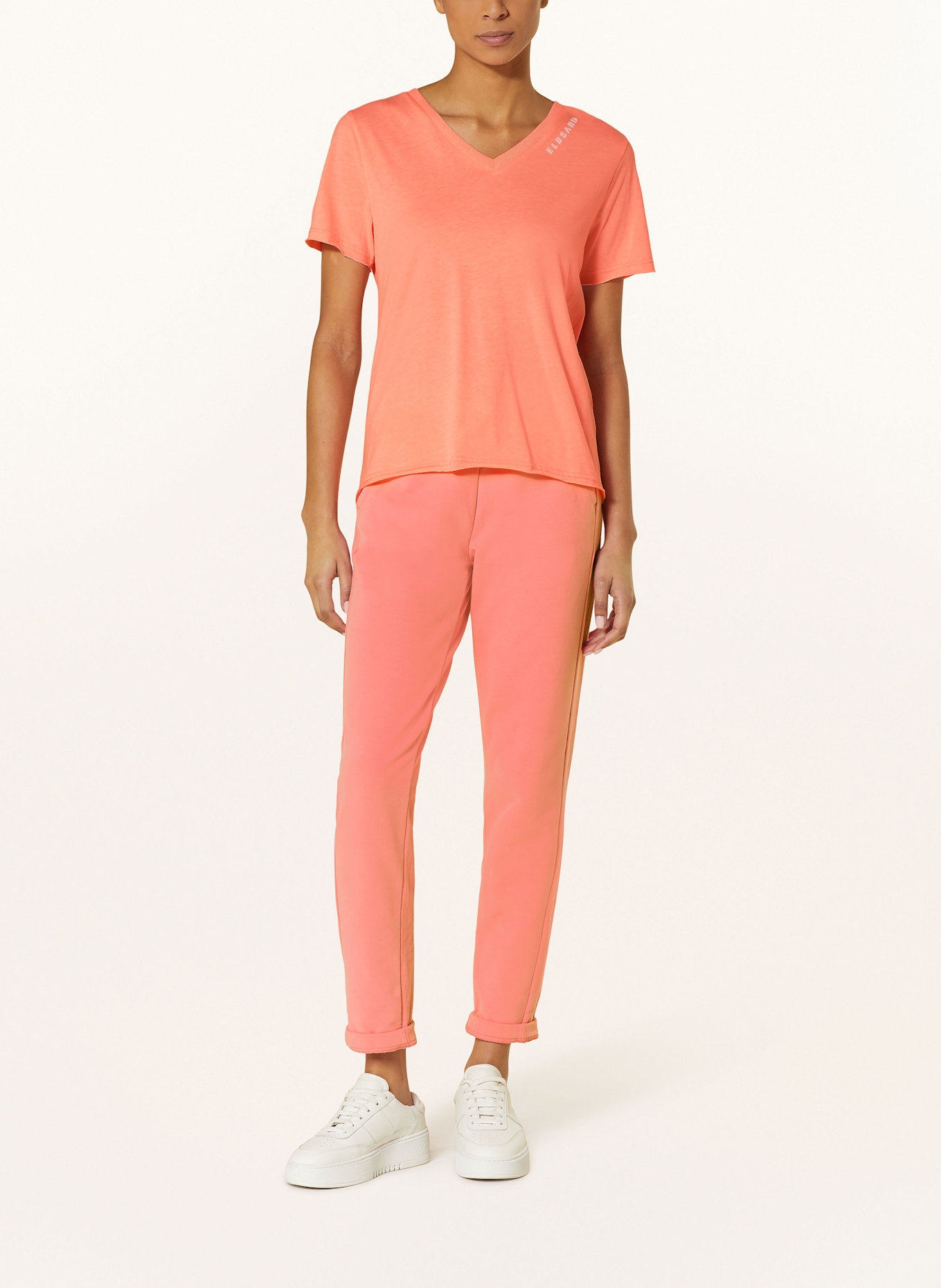 ELBSAND Tričko TALVI: NEONOVĚ RŮŽOVÁ