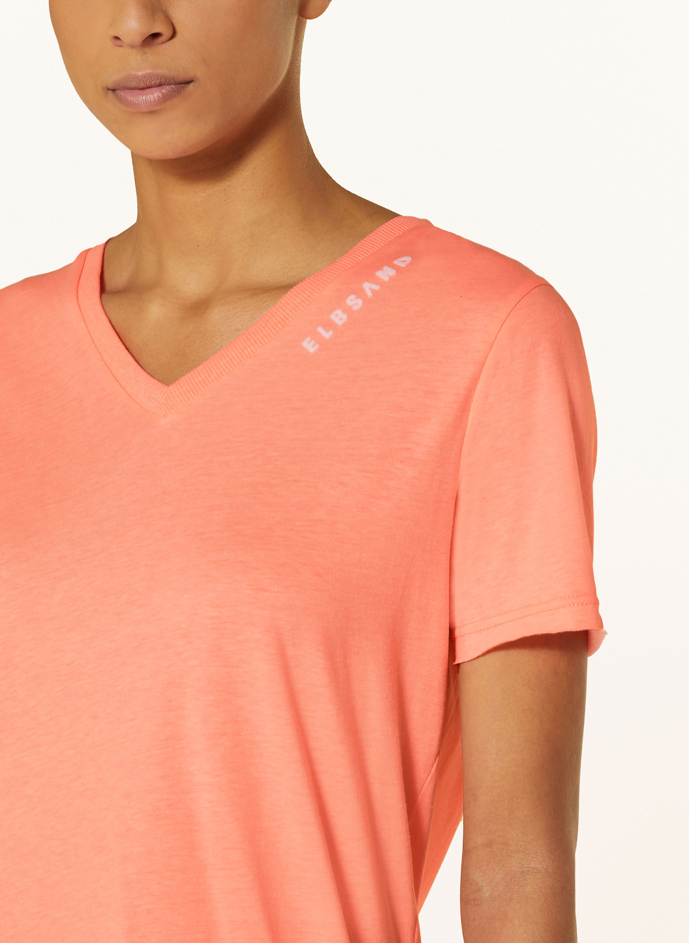 ELBSAND Tričko TALVI: NEONOVĚ RŮŽOVÁ