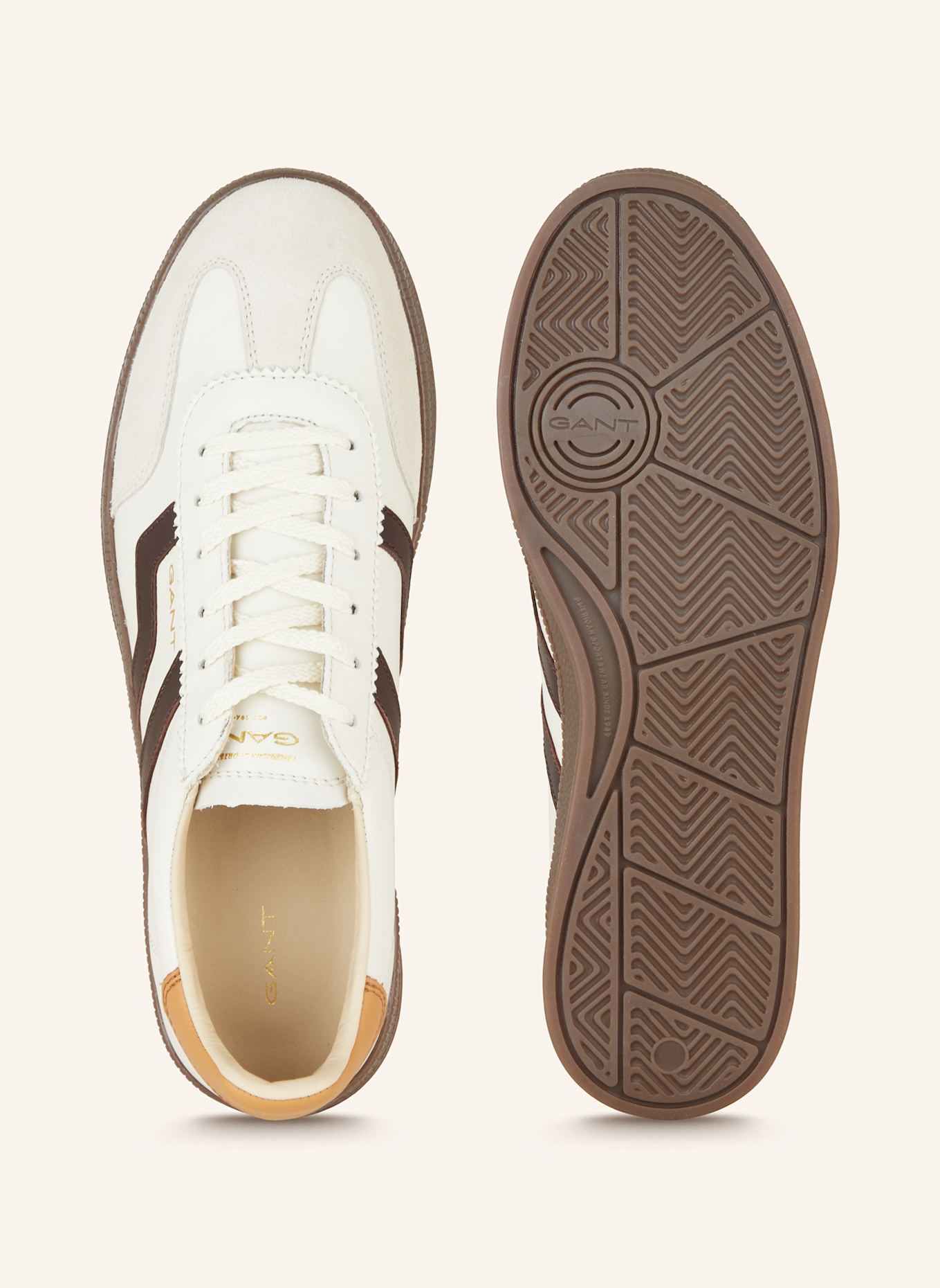 GANT Sneaker CUZIMA, Farbe: WEISS/ DUNKELBRAUN (Bild 5)