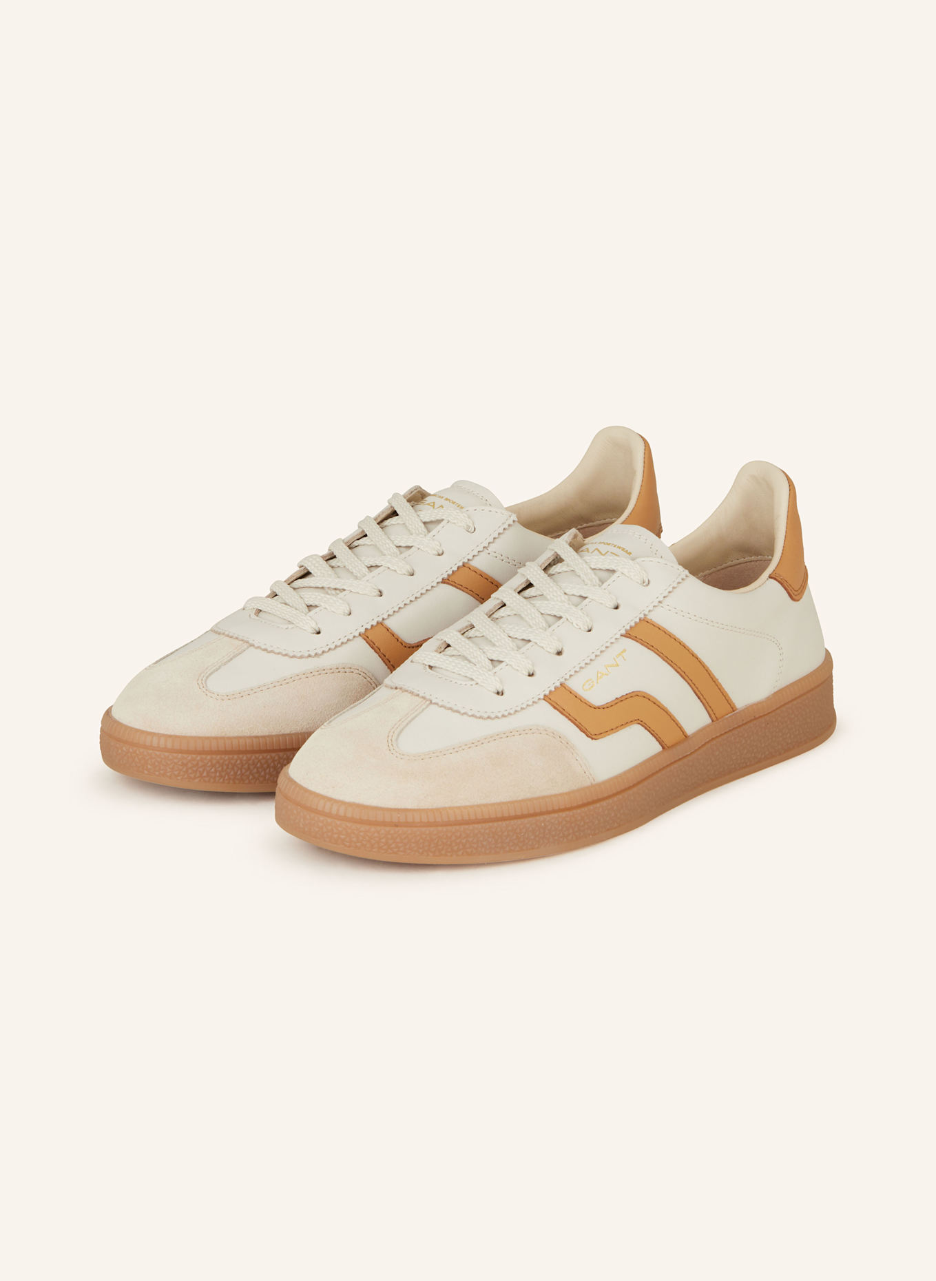 GANT Sneaker CUZIMA: CREME / COGNAC