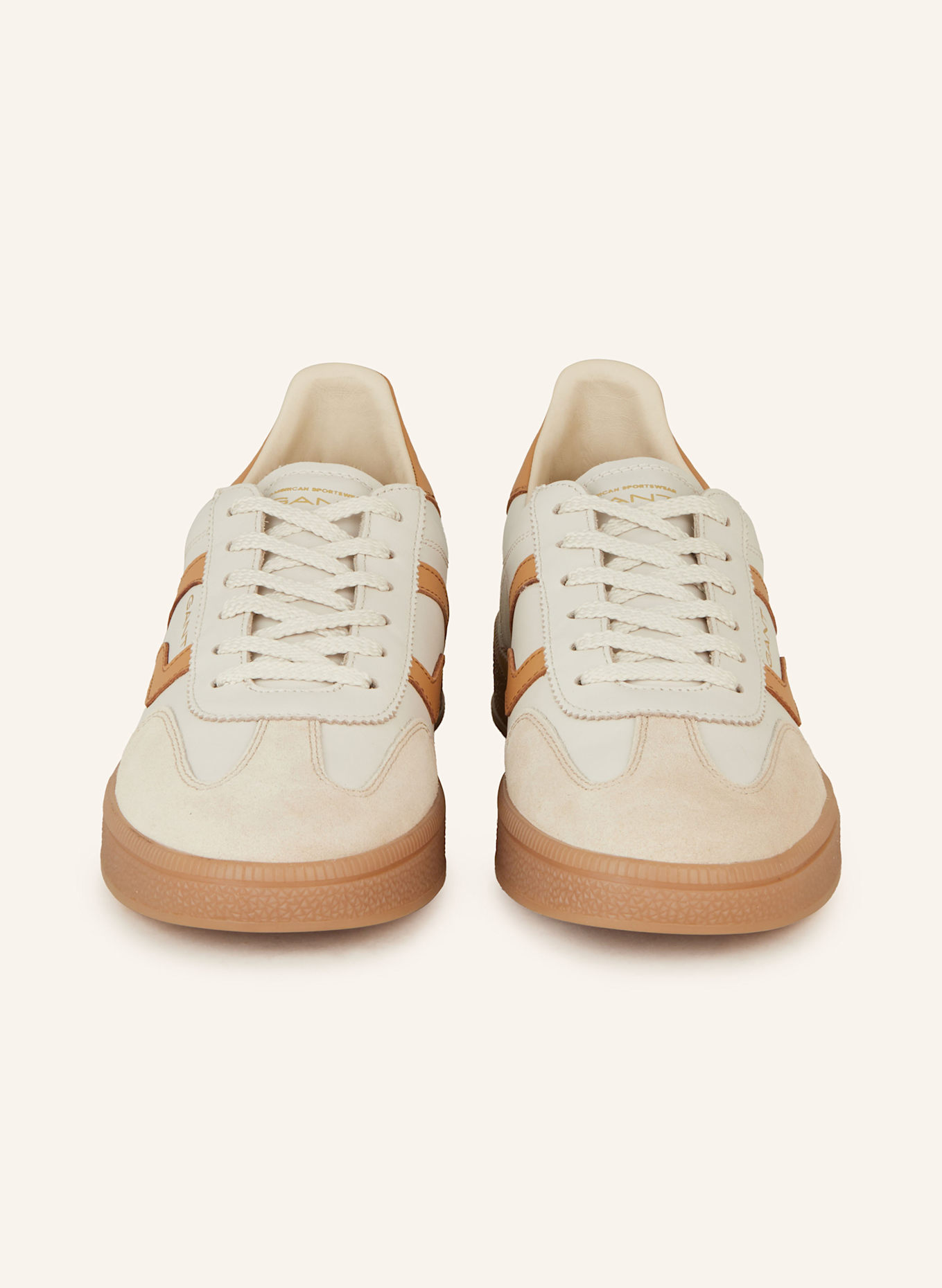GANT Sneaker CUZIMA: CREME / COGNAC