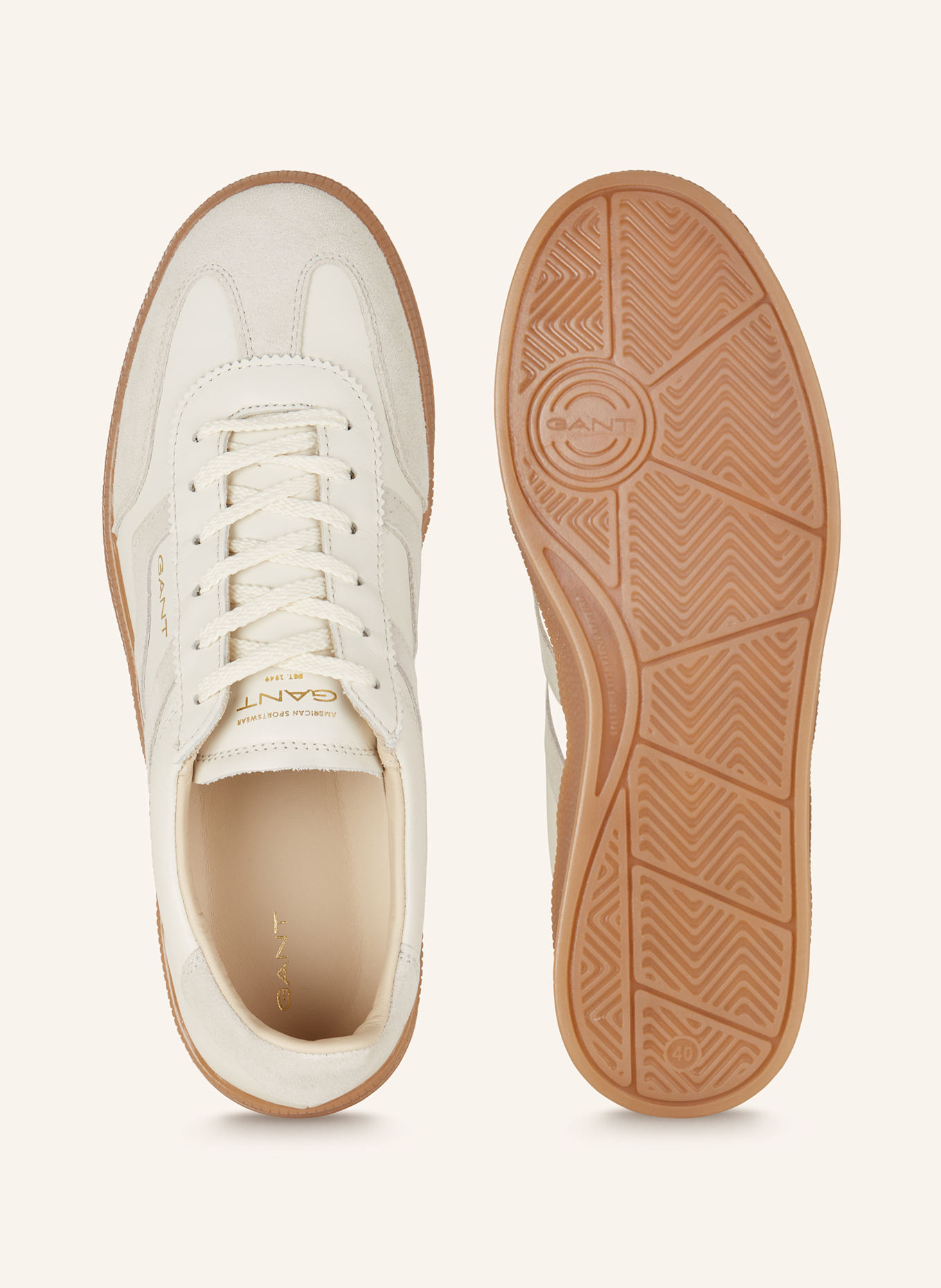 GANT Sneaker CUZIMA, Farbe: WEISS/ HELLGRAU (Bild 5)