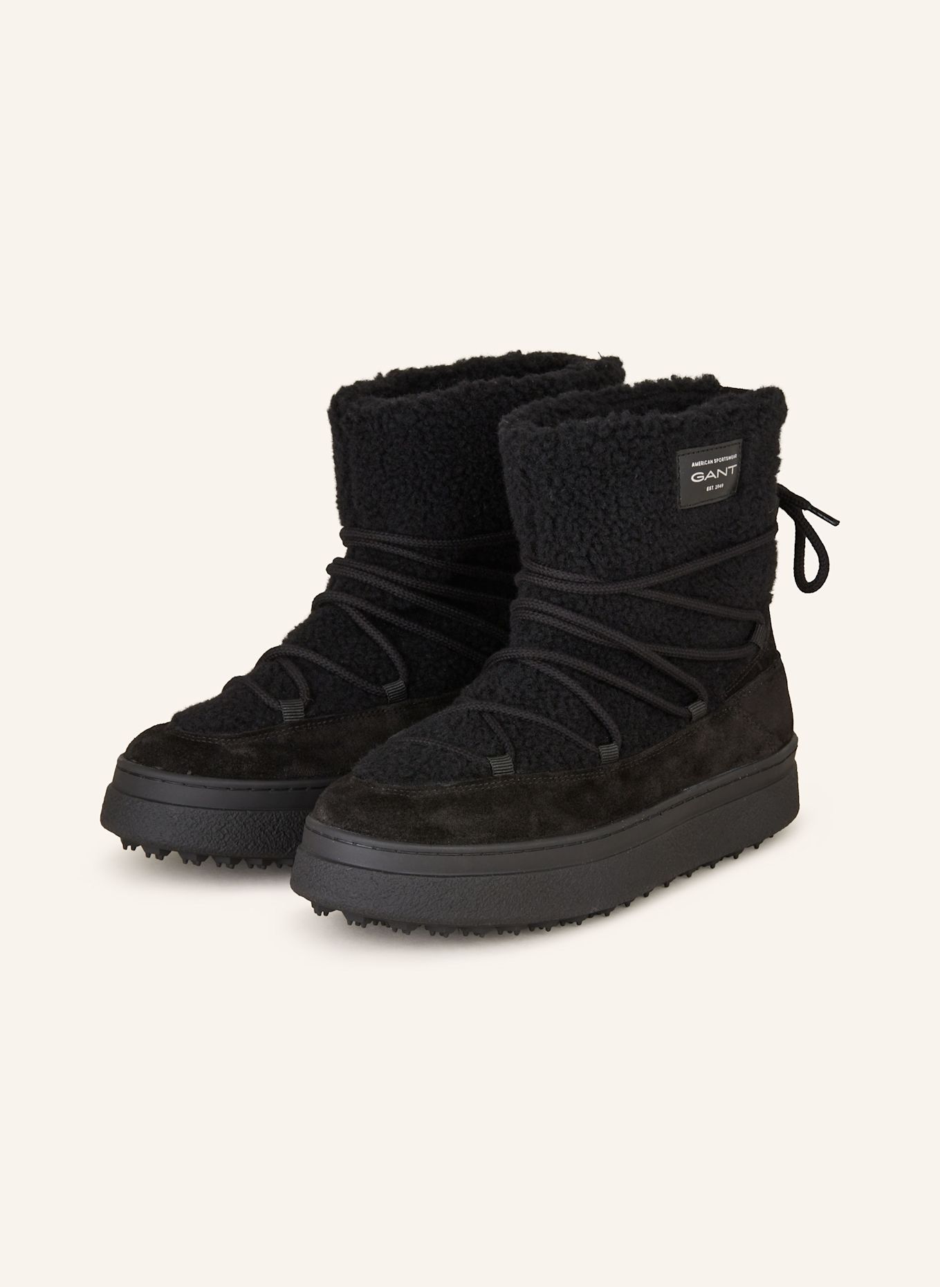 GANT Plateau-Boots, Farbe: SCHWARZ (Bild 1)