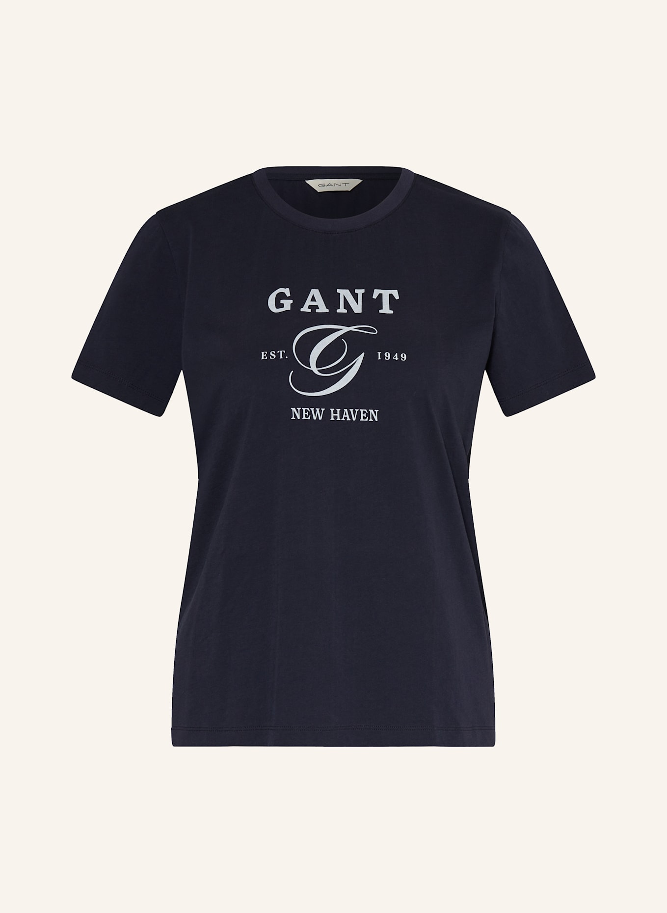 GANT T-Shirt: DUNKELBLAU/ HELLBLAU
