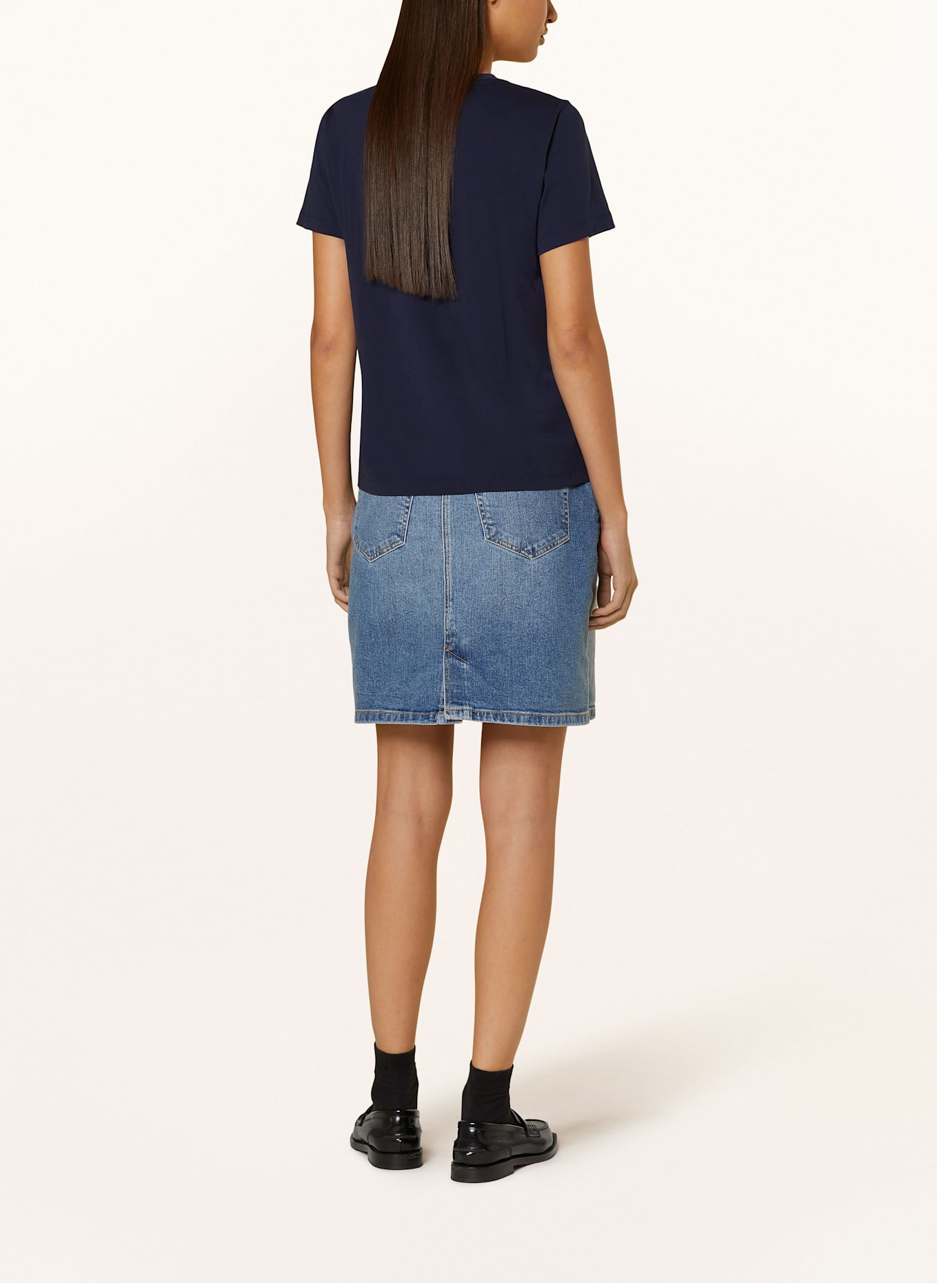 GANT T-Shirt: DUNKELBLAU/ HELLBLAU