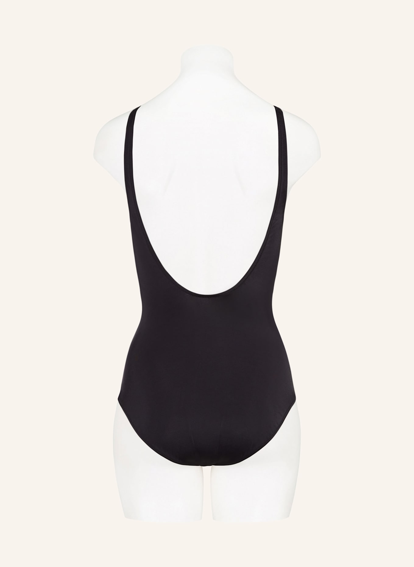 Charmline PALMERAIE VIEW shape swimsuit: BLACK/ TURQUOISE/ PURPLE