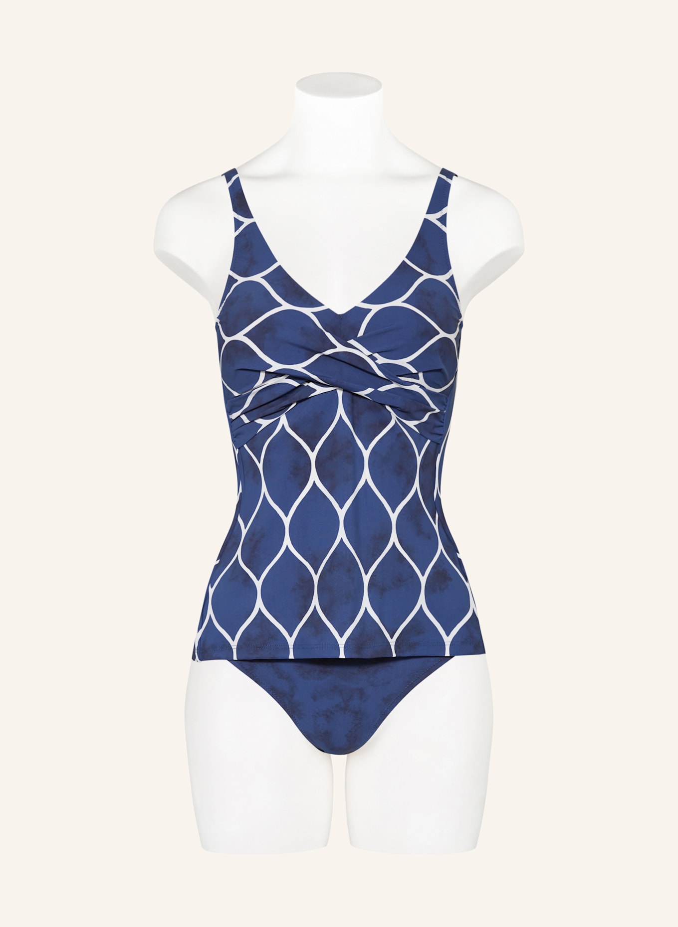 Charmline Tankini OCEAN CLOUD: BLAU/ CREME