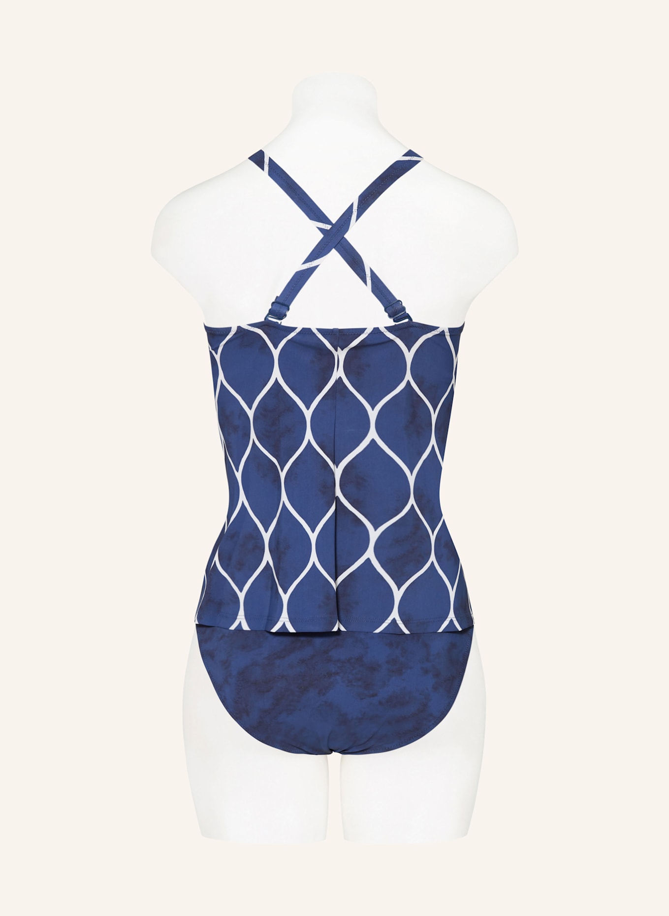 Charmline Tankini OCEAN CLOUD: BLAU/ CREME