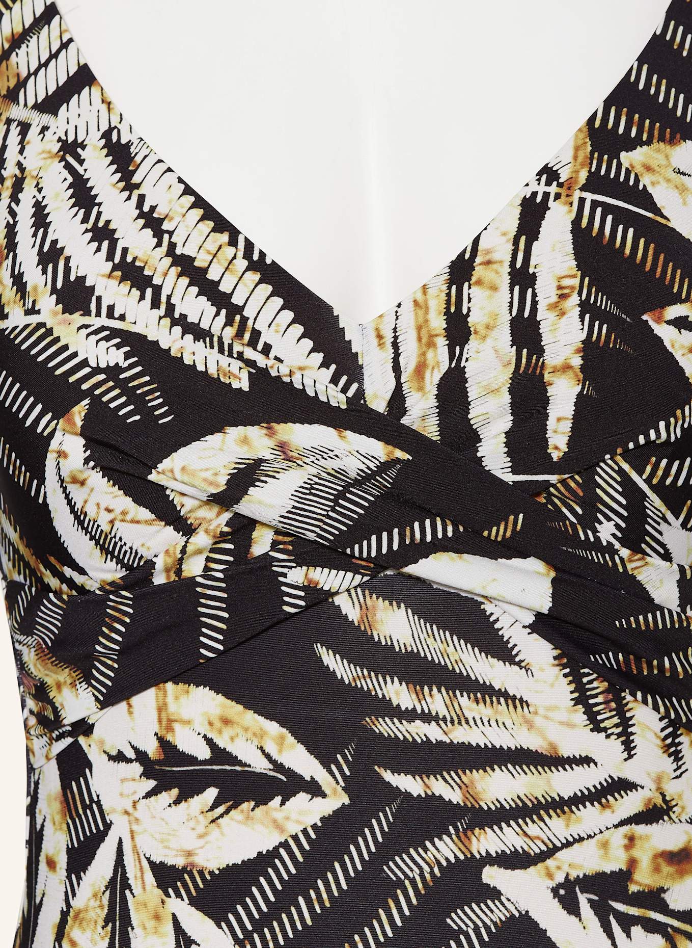 Black chain print swimsuit deals