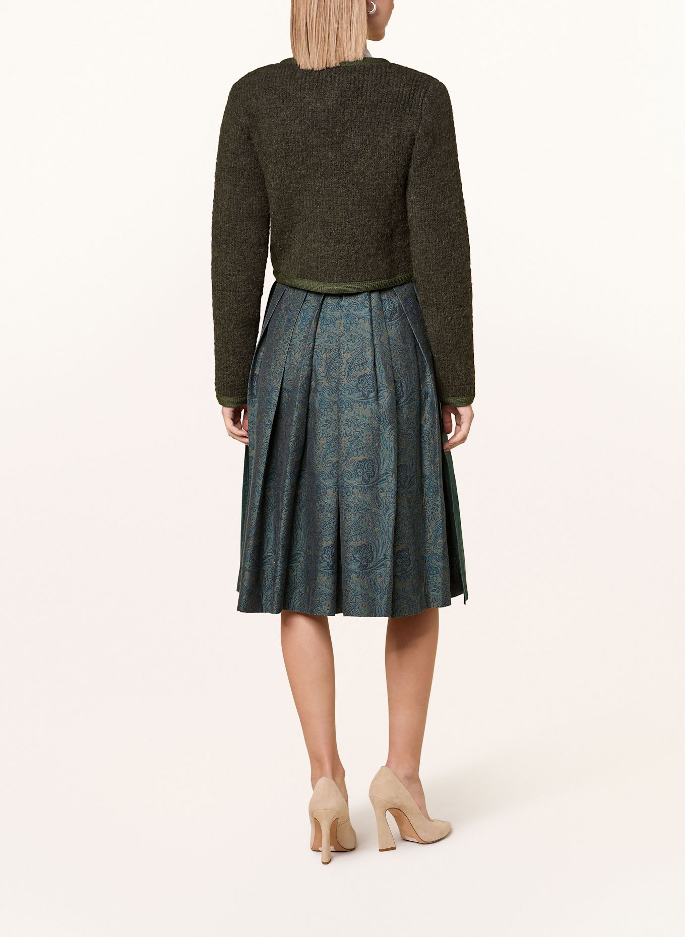 CocoVero Strickjacke MORA: DUNKELGRÜN