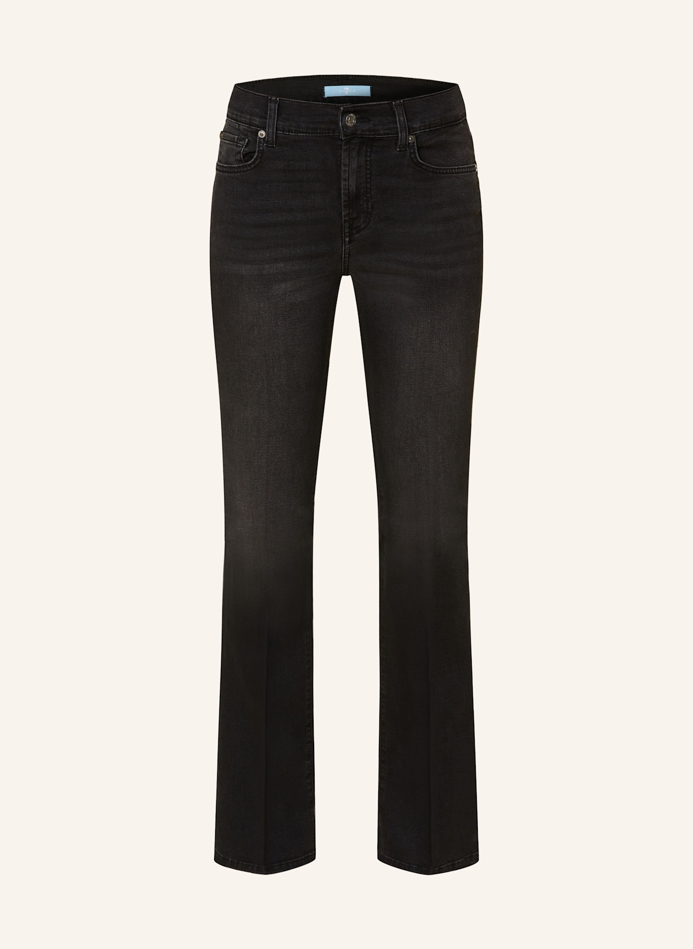7 for all mankind Bootcut Jeans BOOTCUT BLACK BEAUTY: Black Beauty BLACK