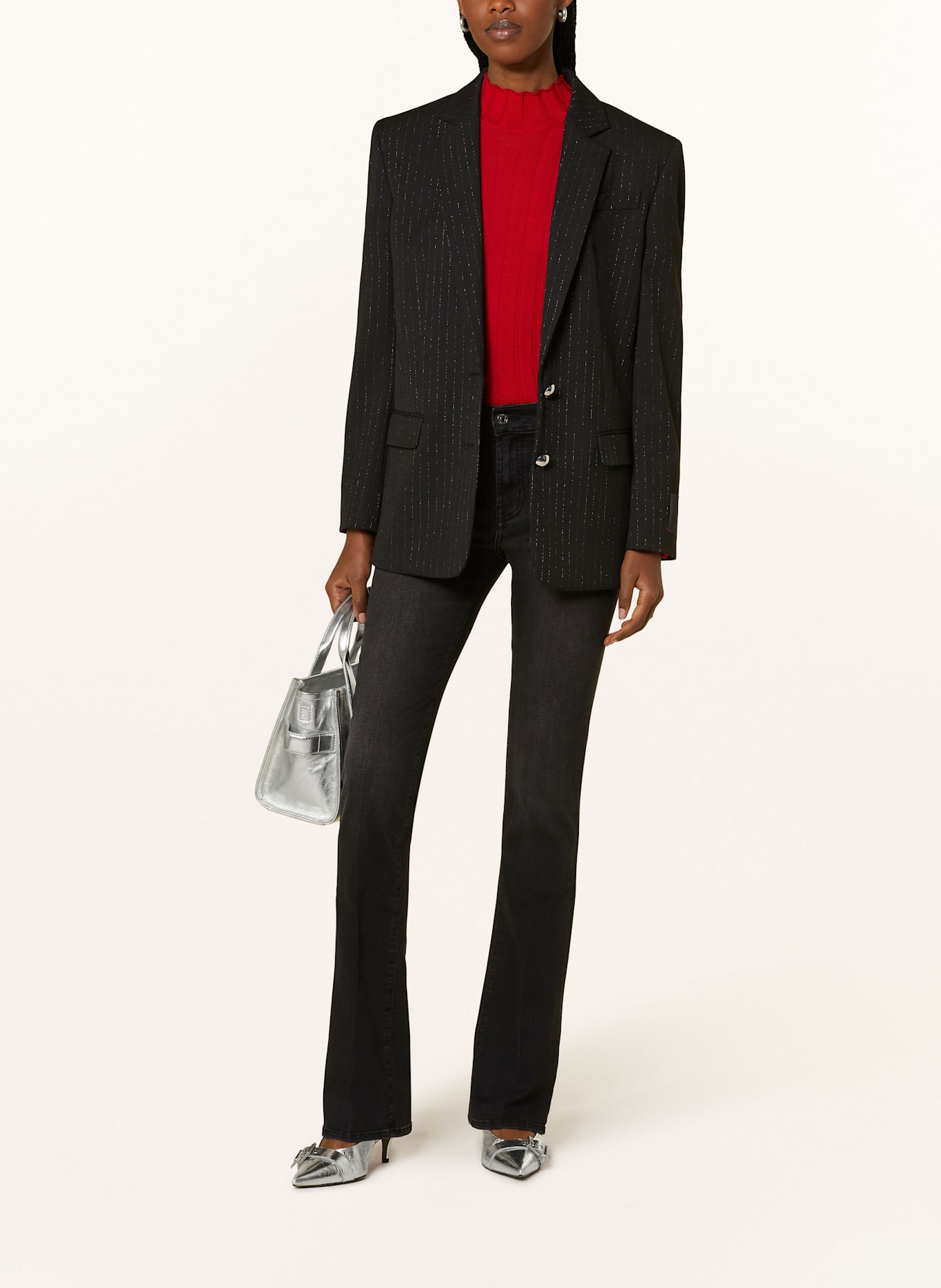 7 for all mankind Bootcut Jeans BOOTCUT BLACK BEAUTY: Black Beauty BLACK