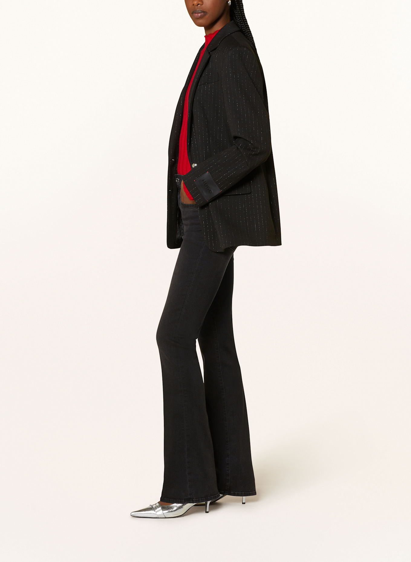 7 for all mankind Bootcut Jeans BOOTCUT BLACK BEAUTY: Black Beauty BLACK