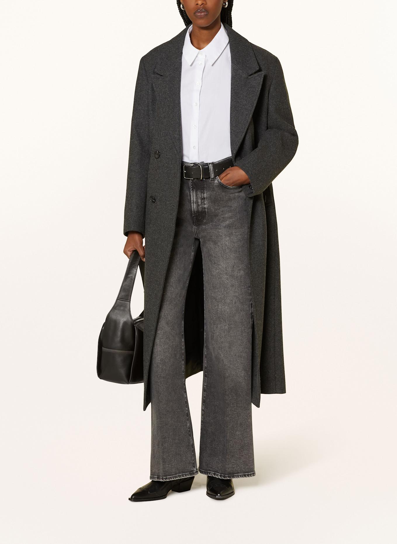 7 for all mankind Jeansy flared ULTRA HIGH RISE JO NIGHT OUT: SZARY