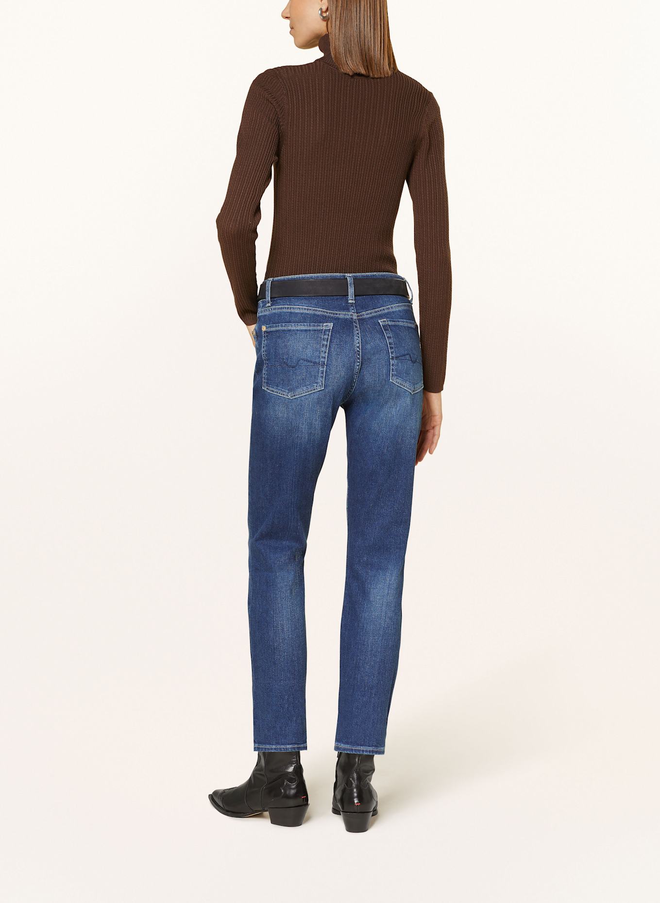 7 Embellished Lace & Poplin Mini Dress Skinny jeans Long RELAXED SKINNY, Color: t bags shirt dress (Image 3)