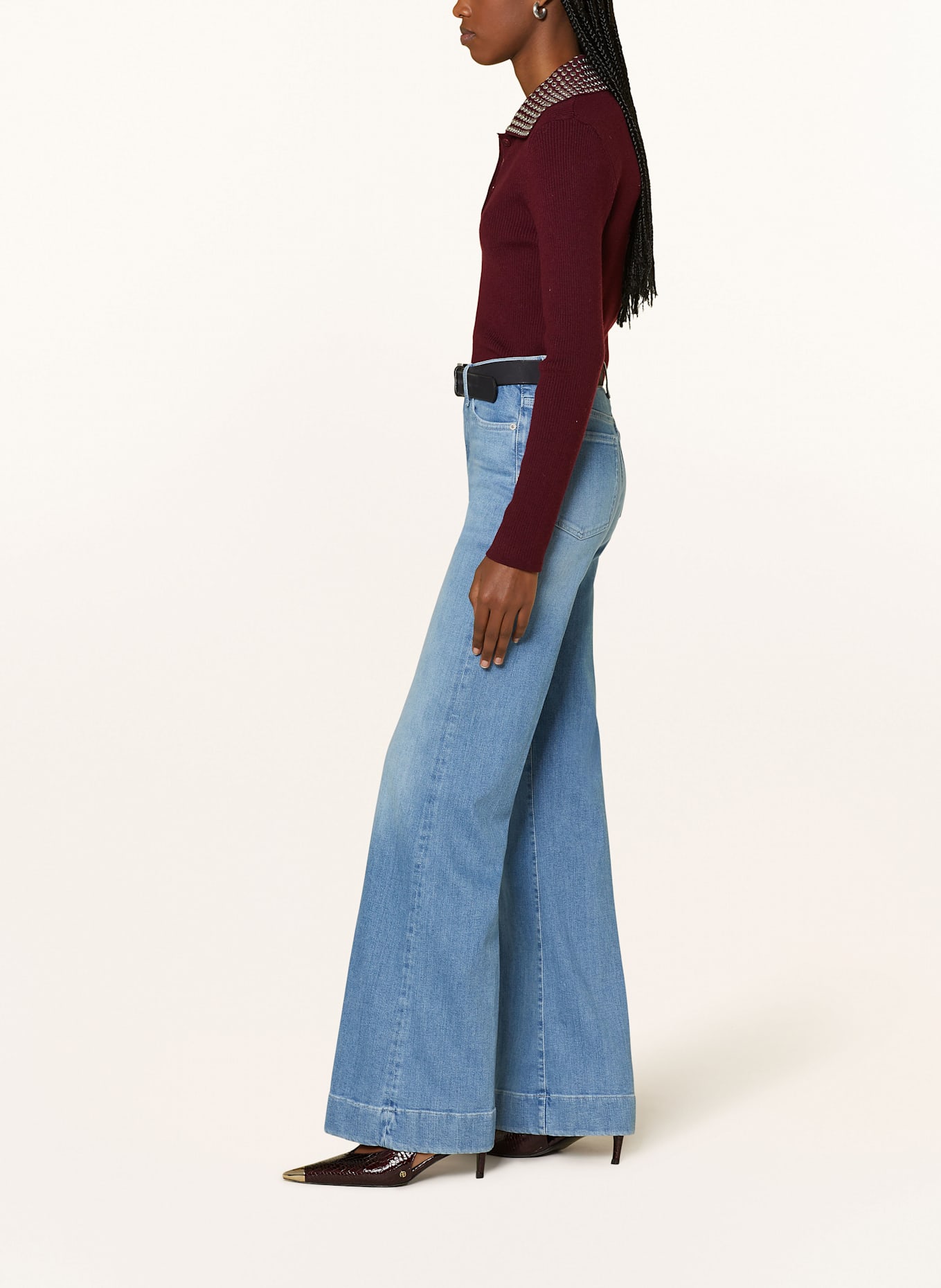 7 for all mankind Flared Jeans MODERN DOJO, Farbe: Your first Fendi dress (Bild 4)