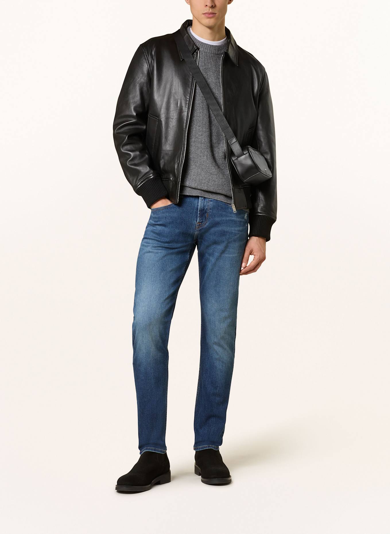 7 for all mankind Jeans SLIMMY Modern Slim Fit: DARK BLUE