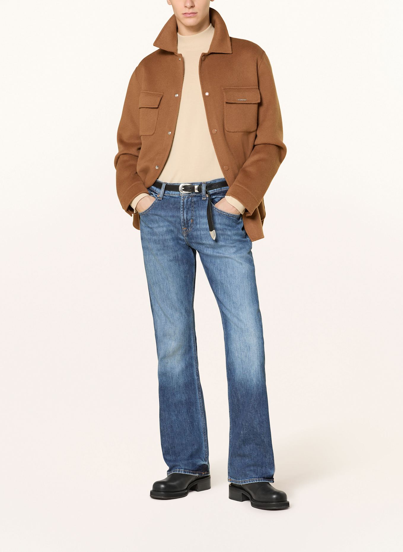 7 for all mankind Džíny BRETT Bootcut Fit: MID BLUE