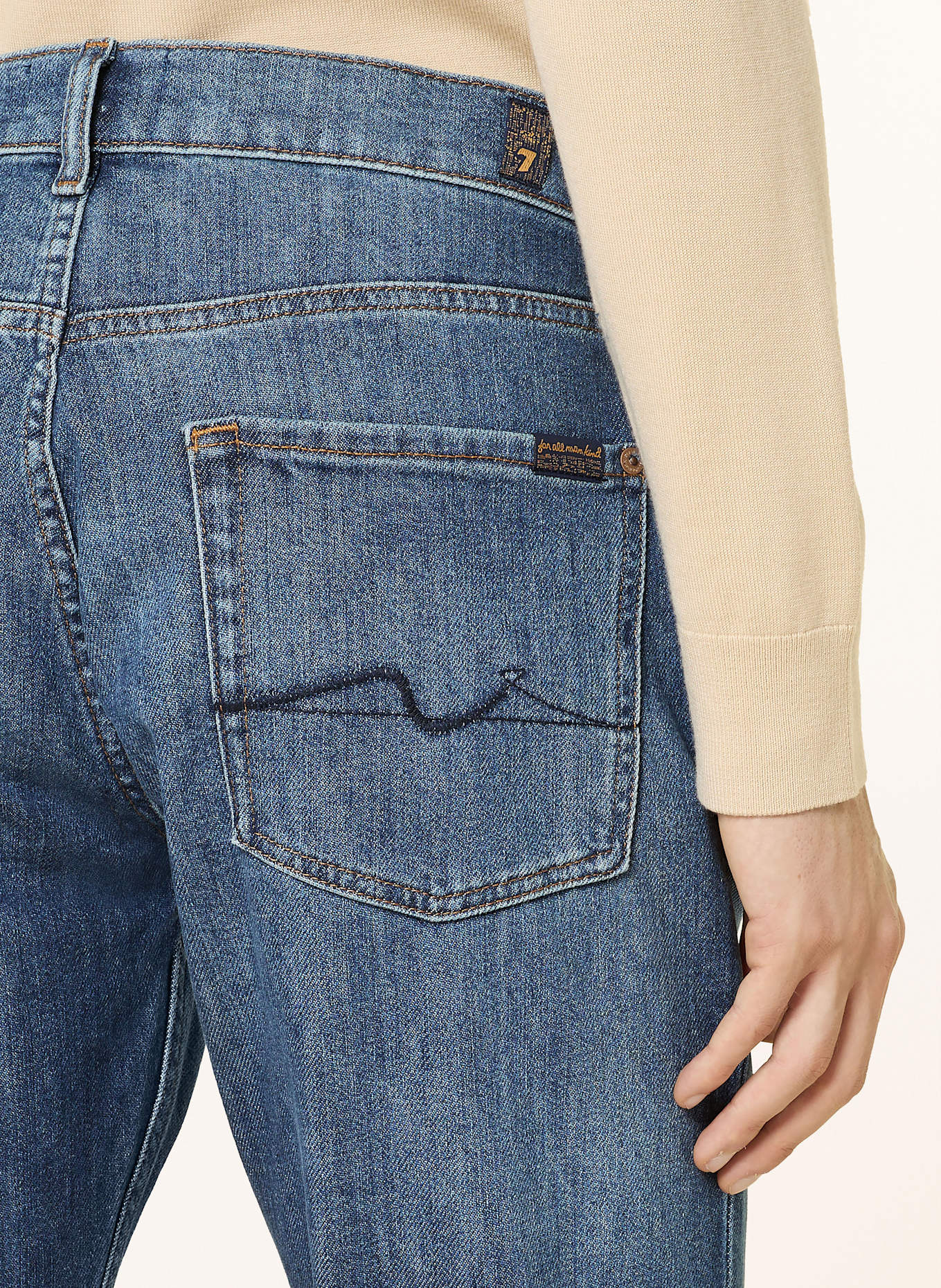 7 for all mankind Džíny BRETT Bootcut Fit: MID BLUE