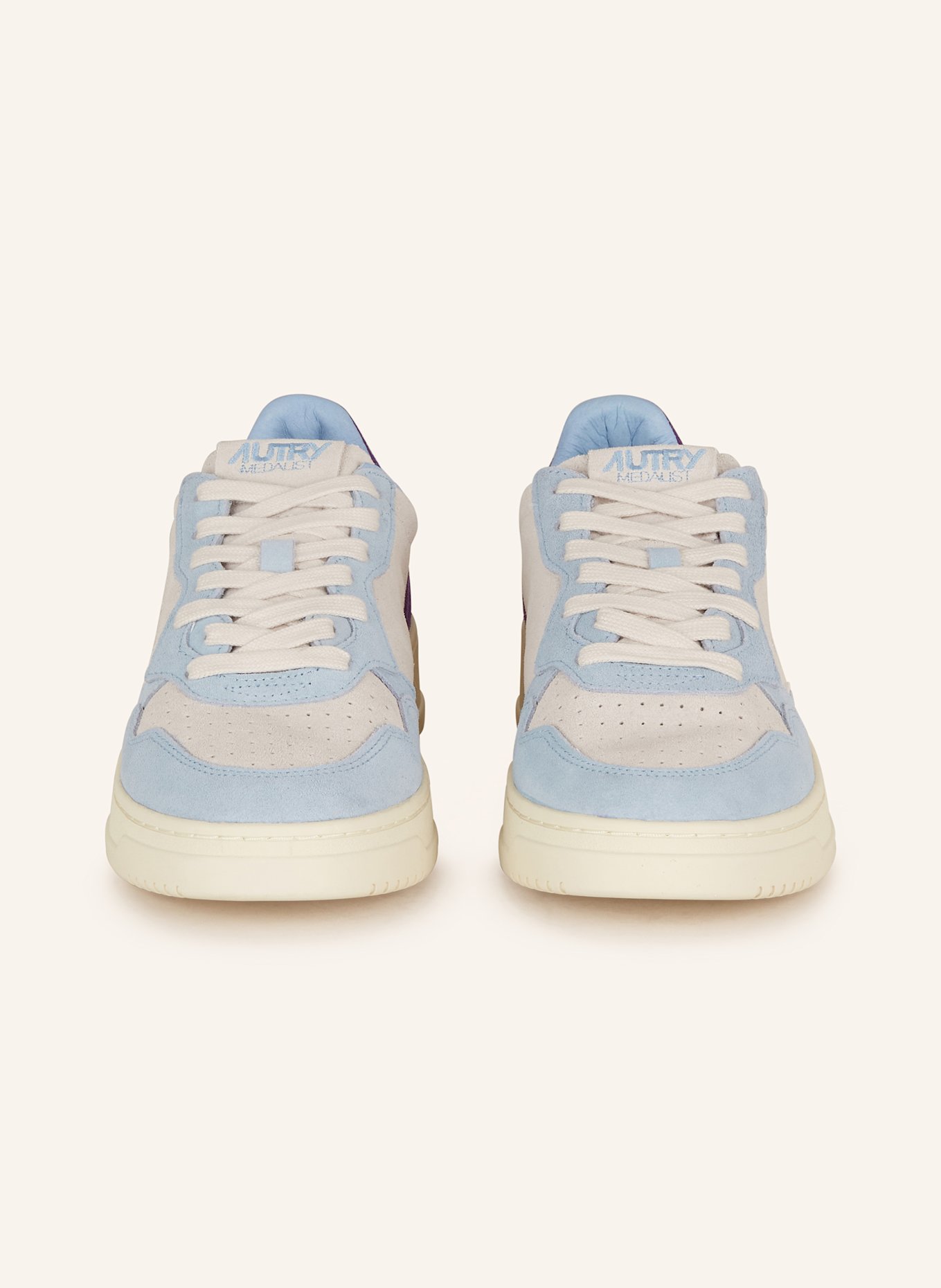 AUTRY Sneaker MEDALIST LOW TS: HELLGRAU/ HELLBLAU