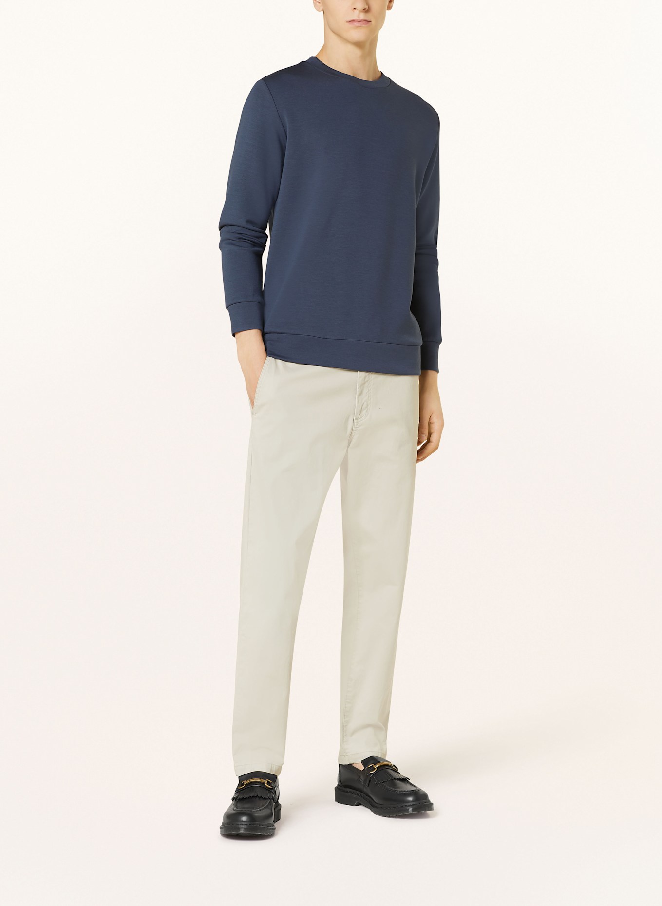 MOS MOSH Gallery Sweatshirt MMGABEL: DARK BLUE