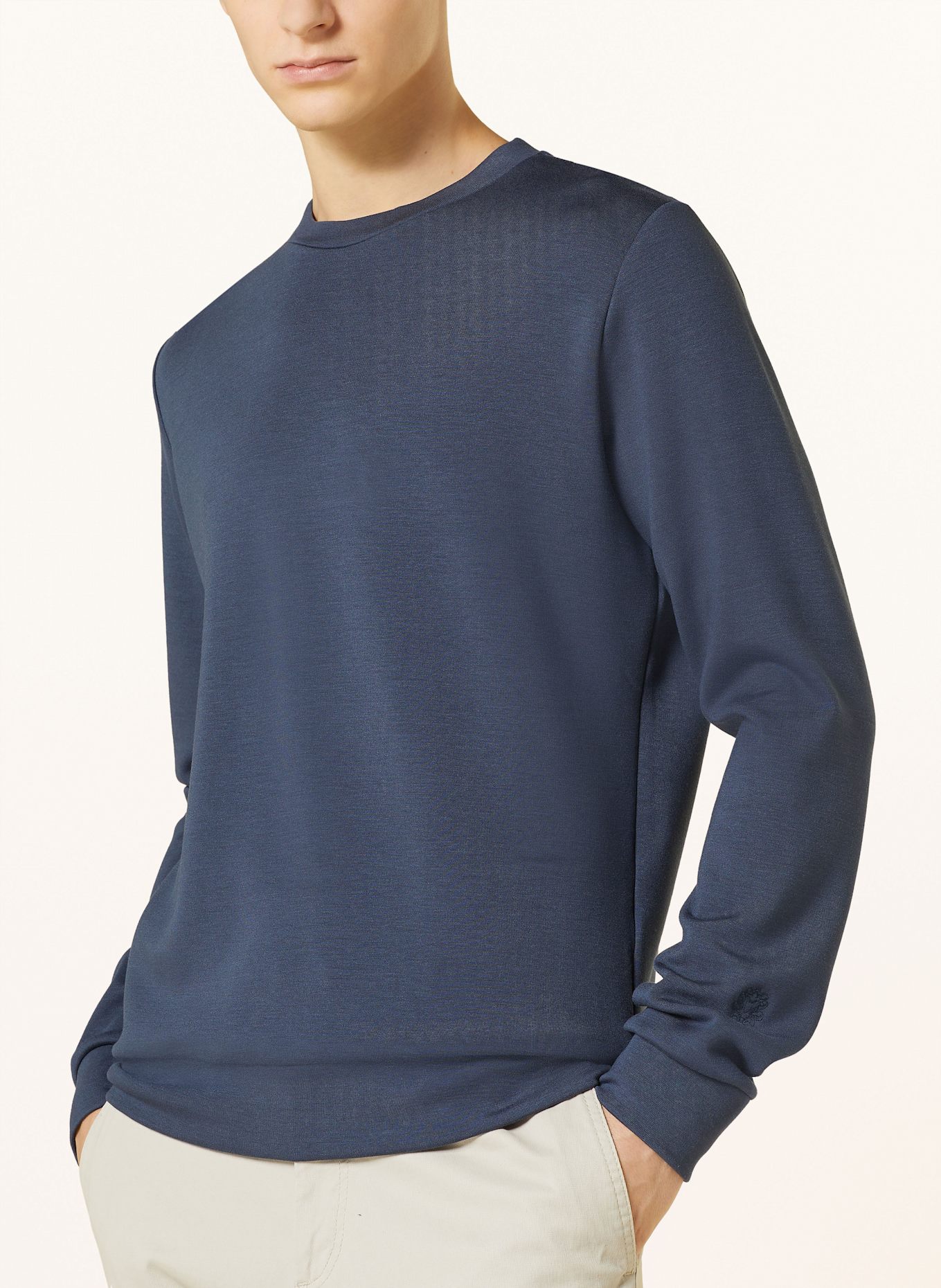 MOS MOSH Gallery Sweatshirt MMGABEL: DARK BLUE