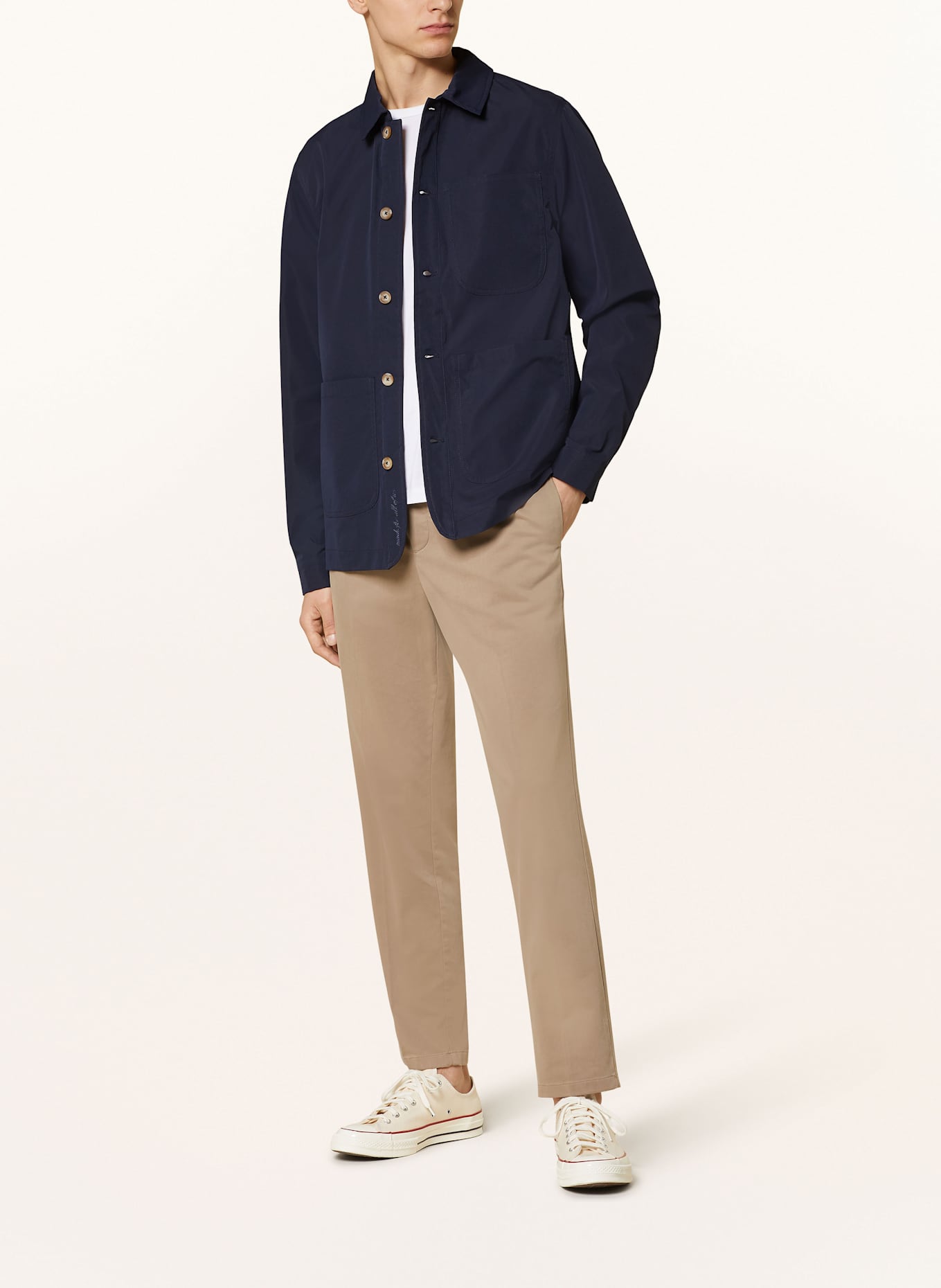 COLOURS & SONS Overshirt: DARK BLUE