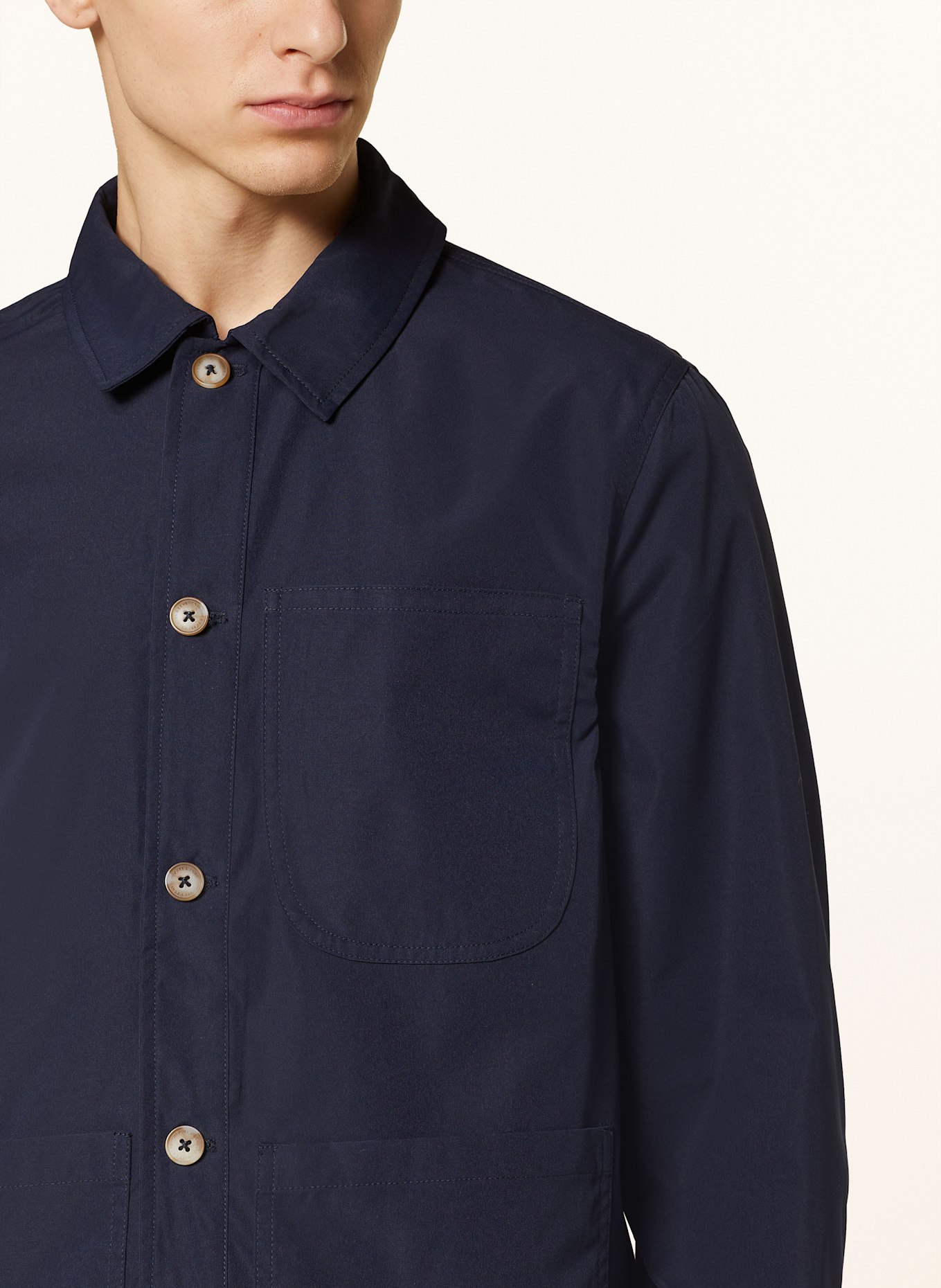 COLOURS & SONS Overshirt: DARK BLUE