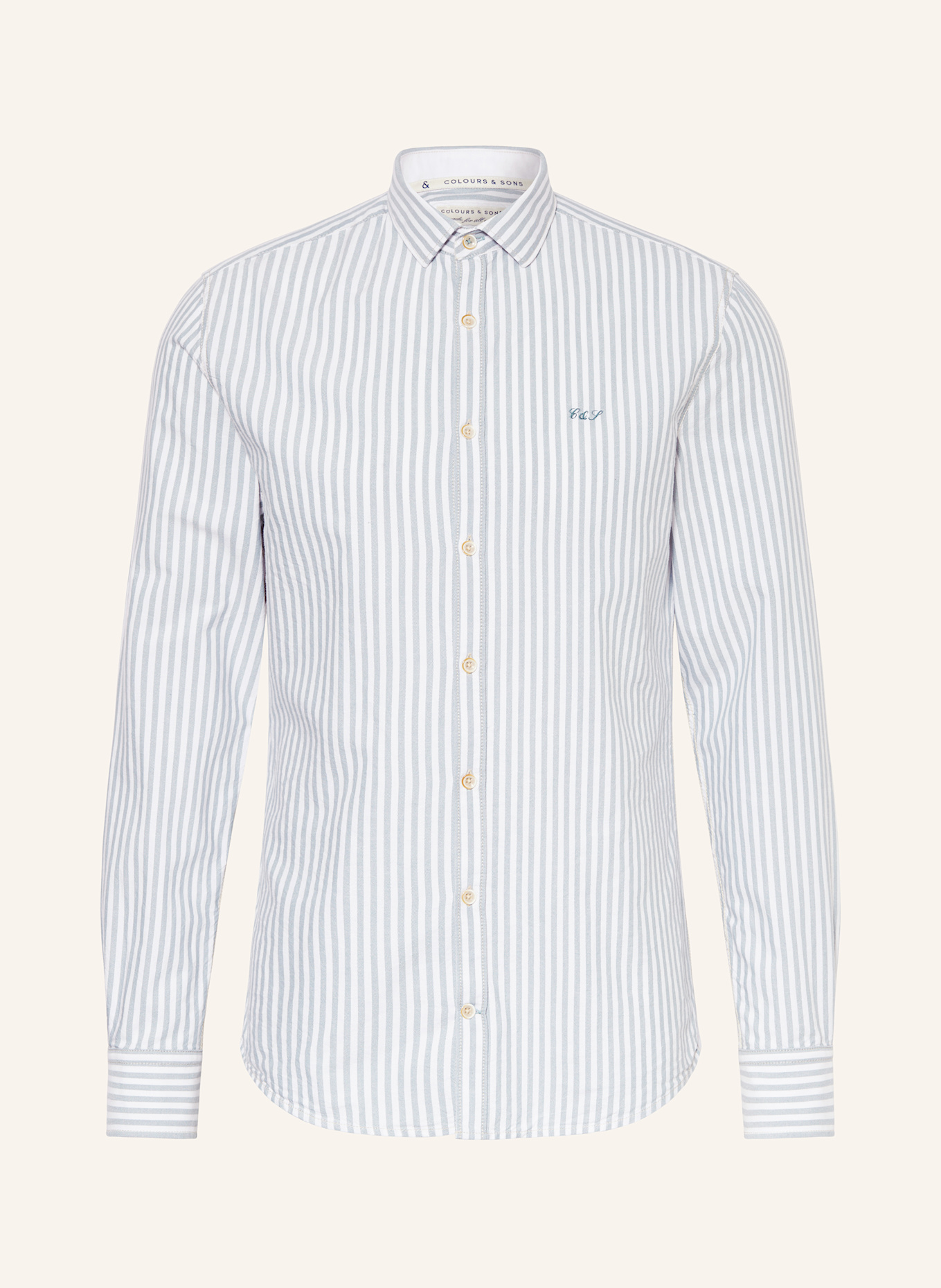 COLOURS & SONS neutraler Versand durch Kompensation, Farbe: WEISS/ HELLBLAU (Bild 1)