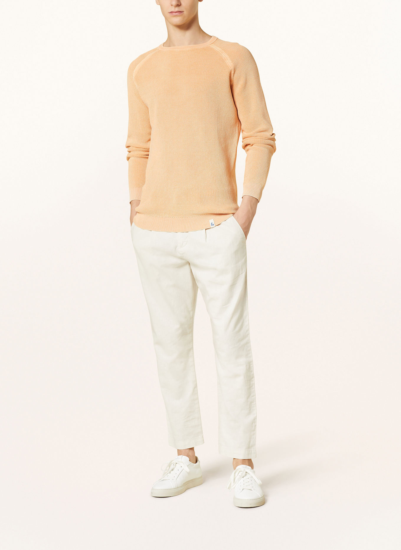 COLOURS & SONS Svetr: TMAVĚ ORANŽOVÁ