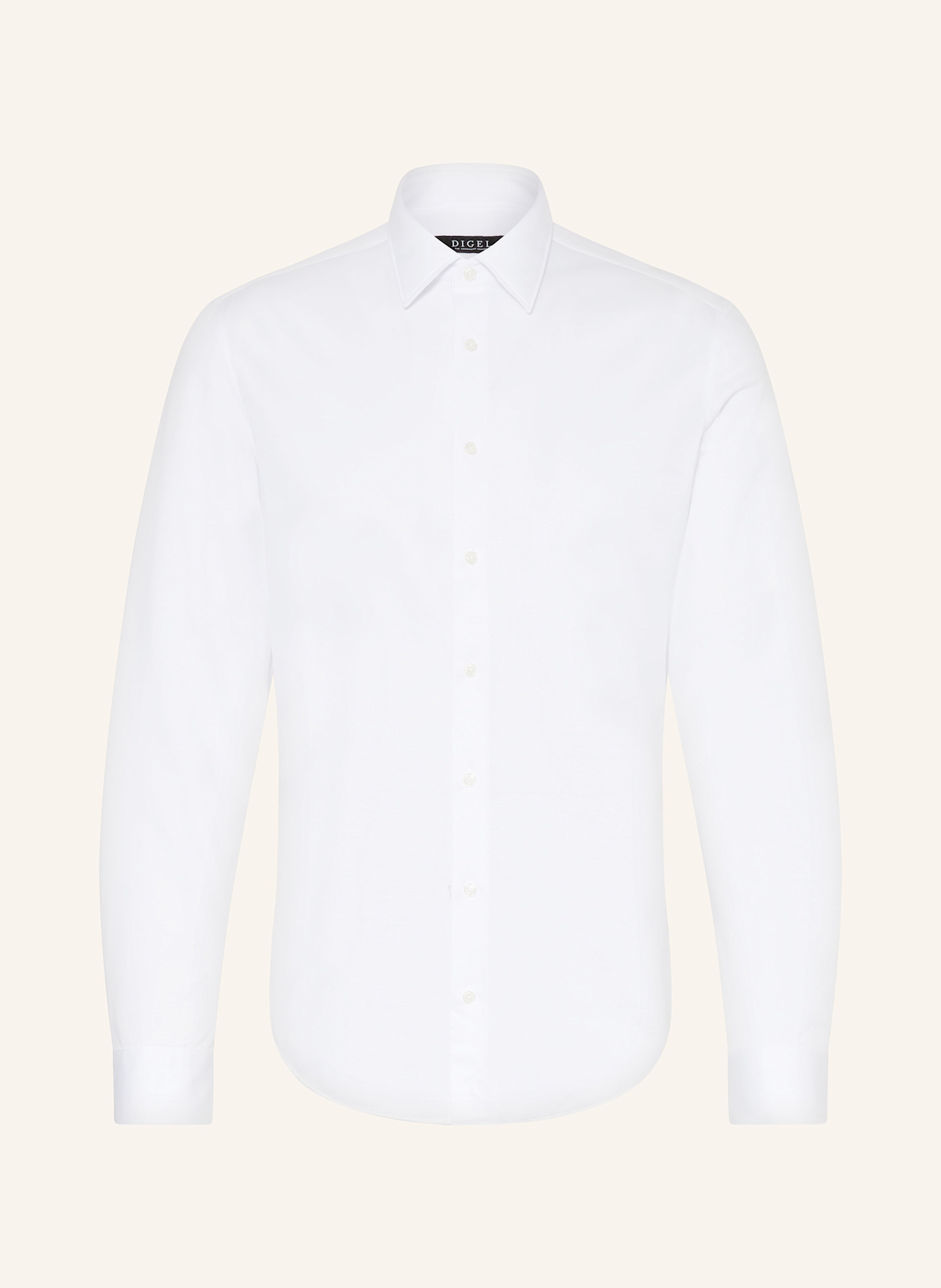 DIGEL Košile KINLEY Slim Fit: BÍLÁ