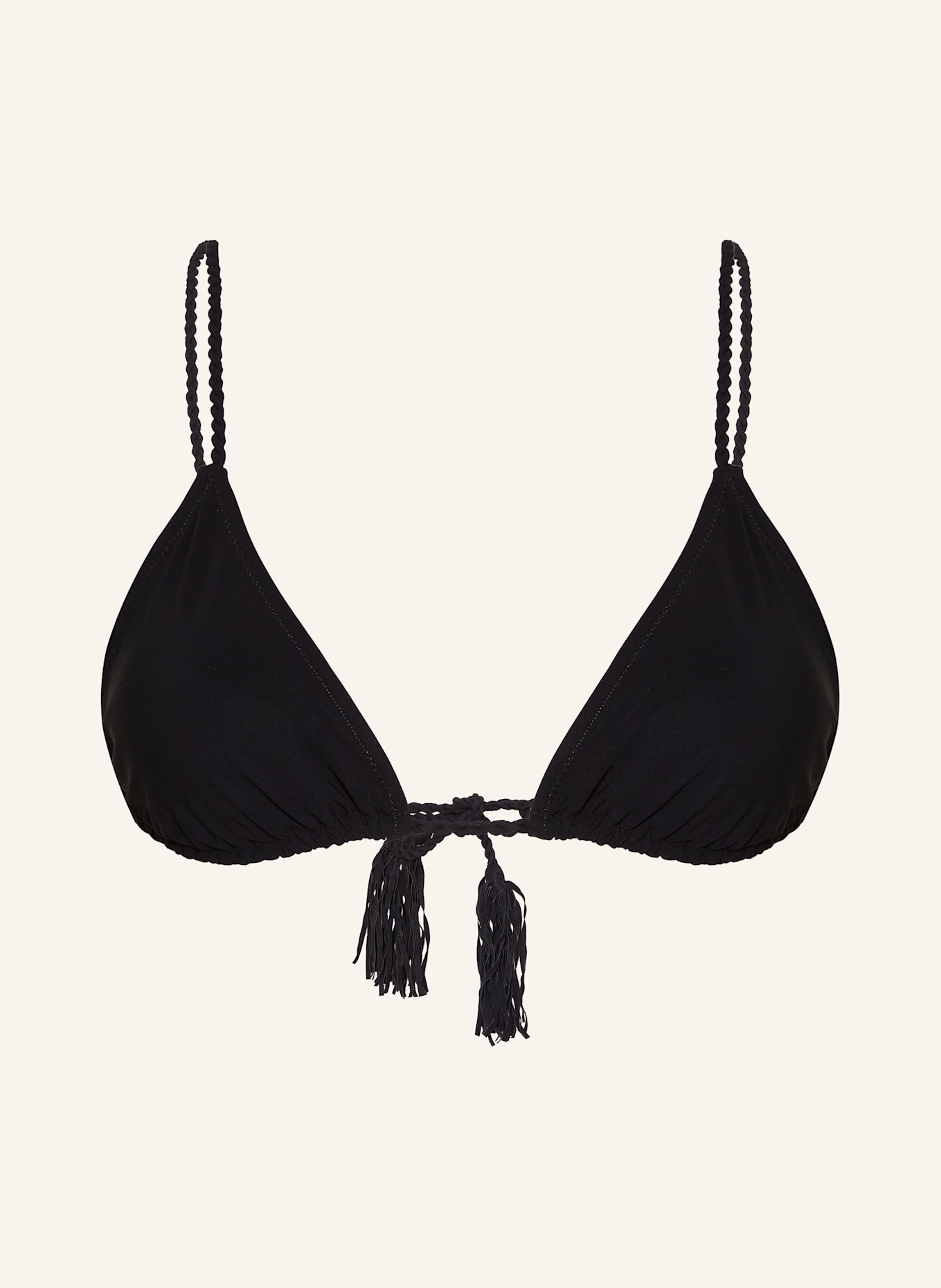 VILEBREQUIN Triangel bikinitop TRESSES LUXE: ZWART